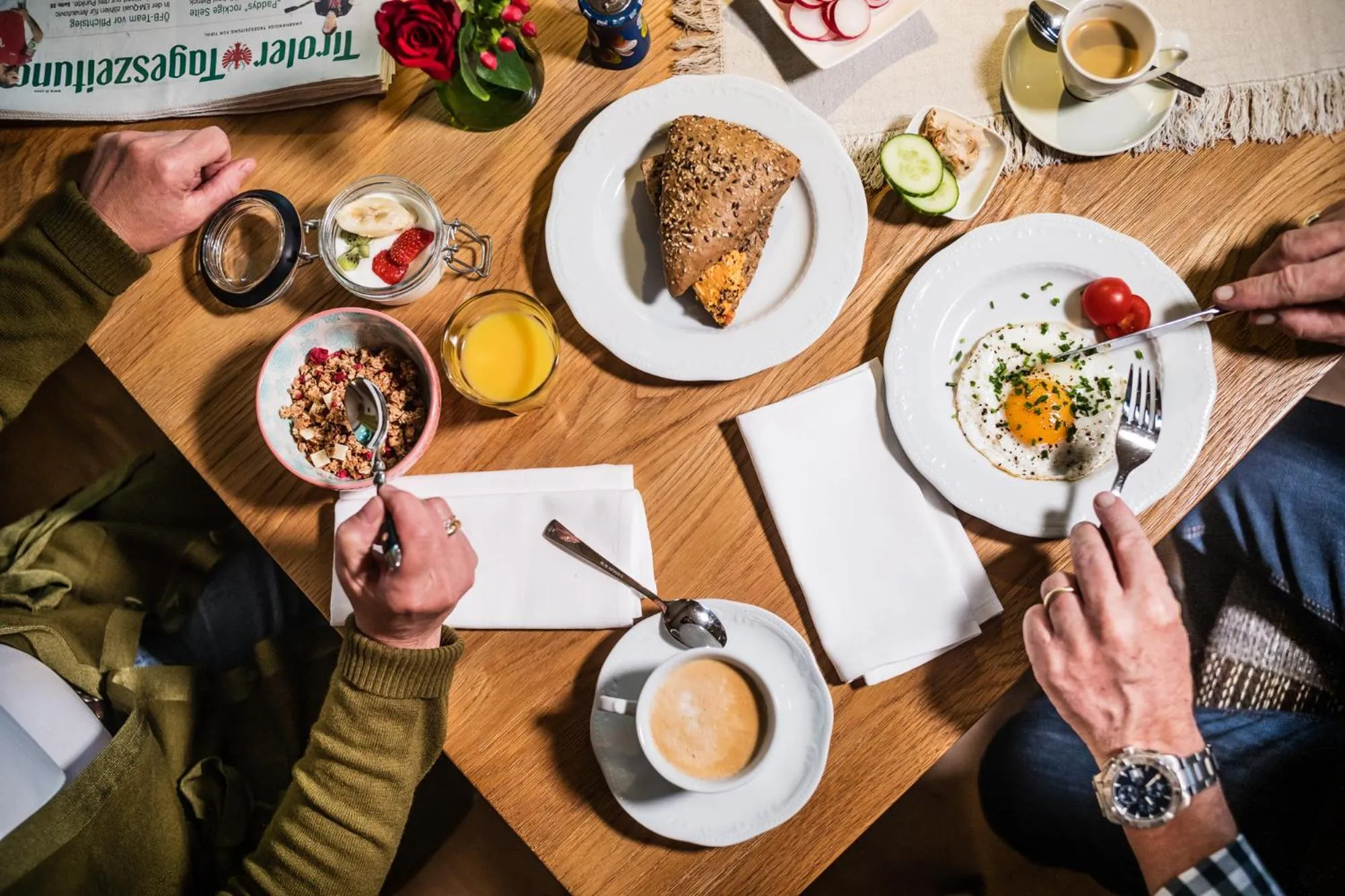 Food and drinks in Das Halali - dein kleines Hotel an der Zugspitze