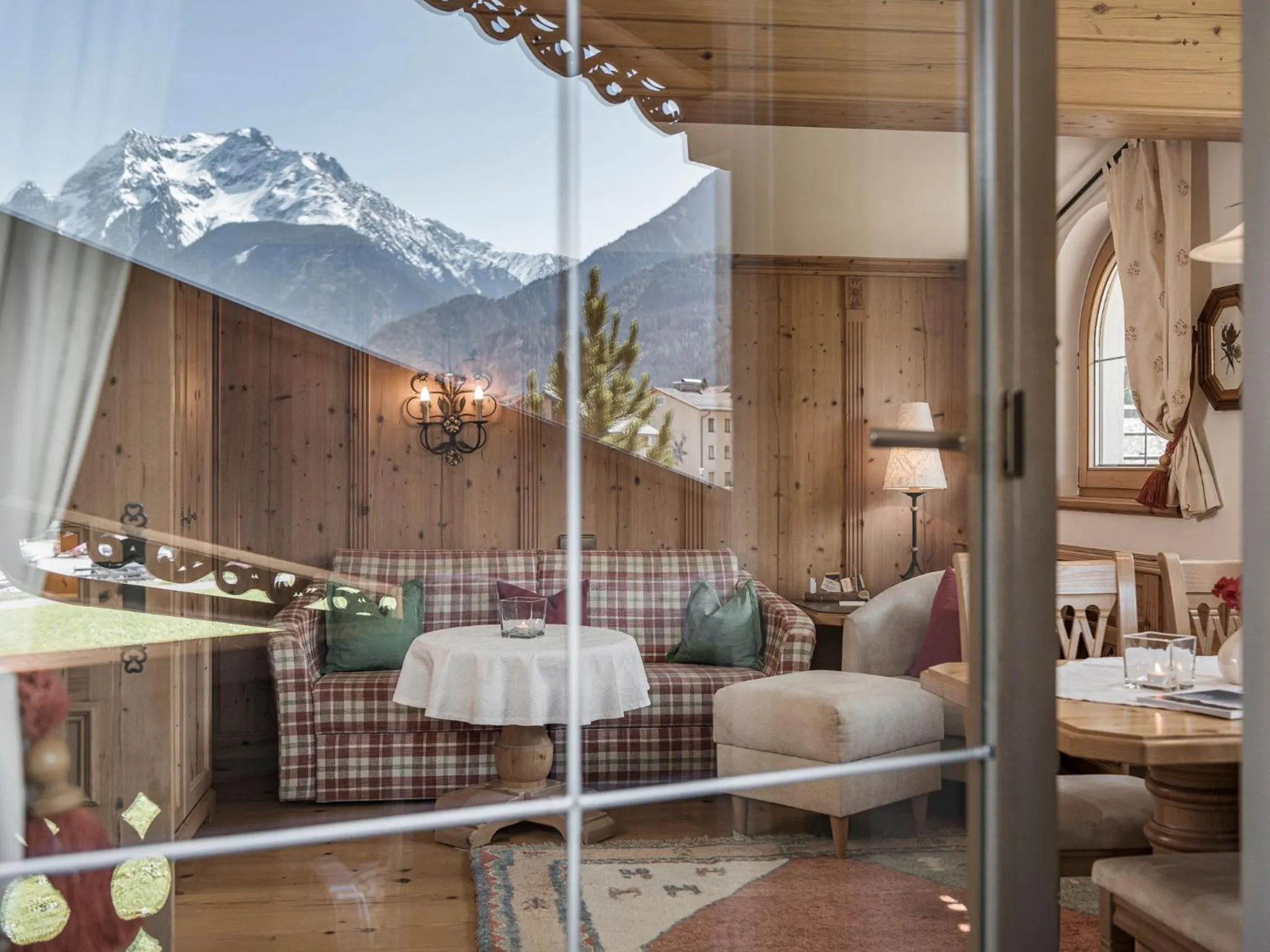 Living room in Apparthotel "Landhaus Veronika"