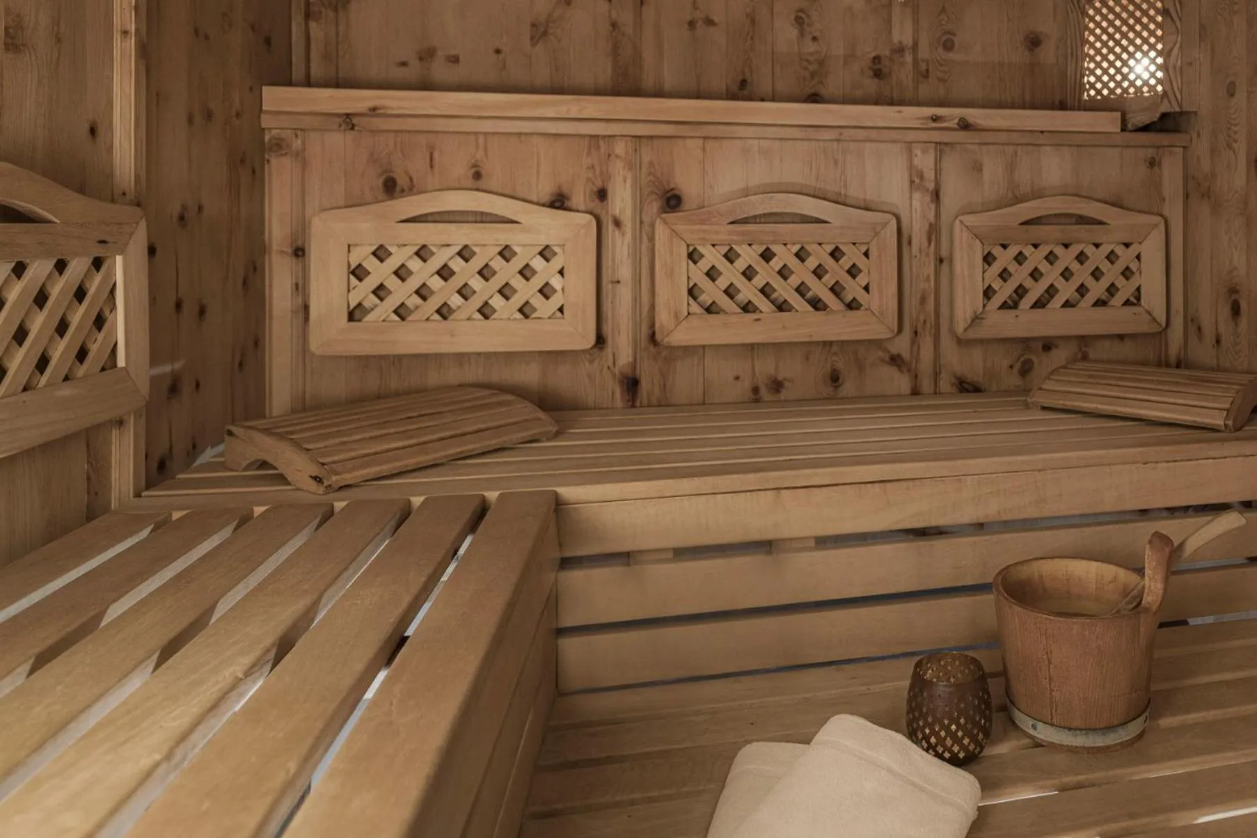 Sauna in Apparthotel "Landhaus Veronika"
