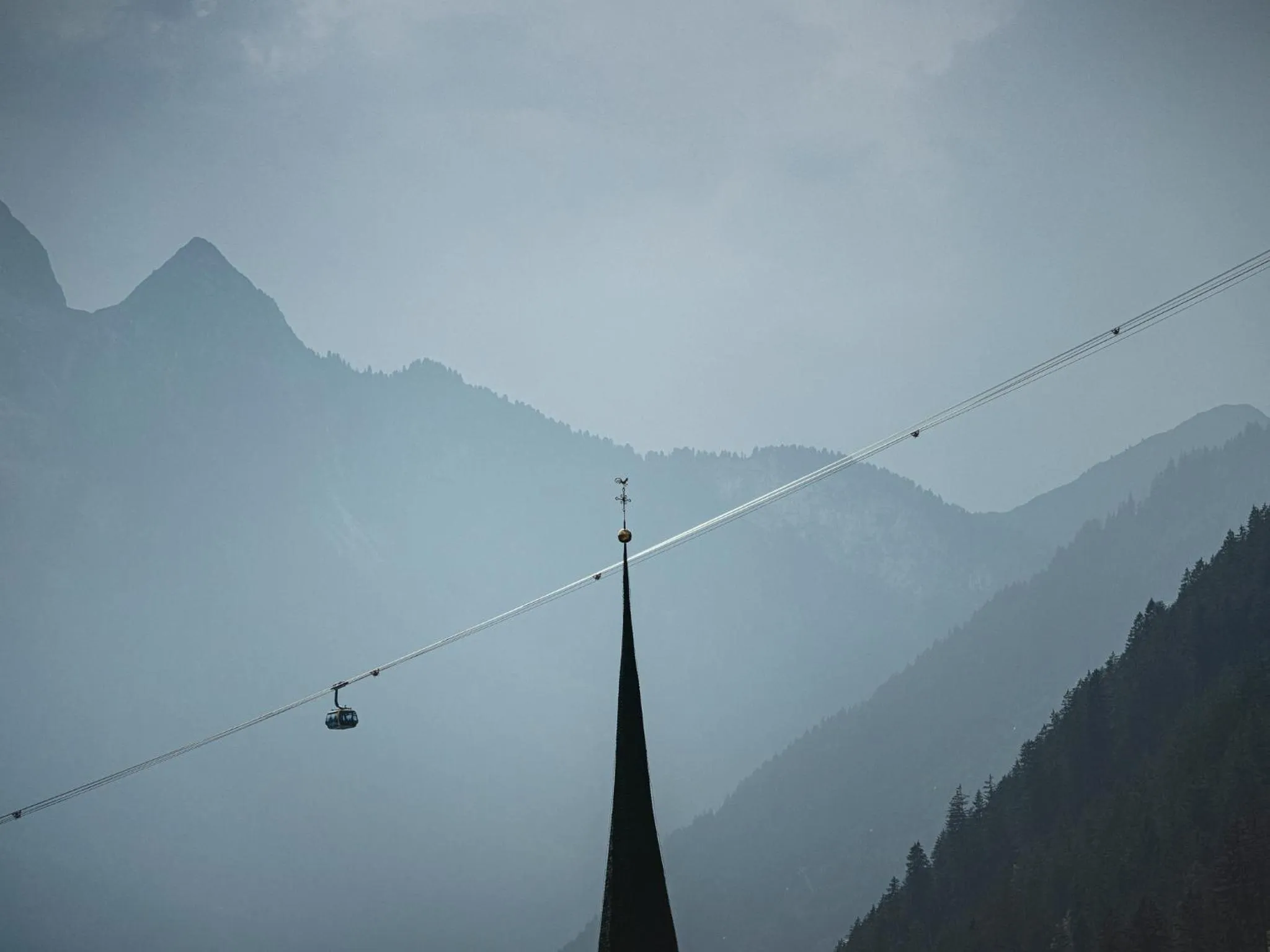 Natural landscape in Apparthotel "Landhaus Veronika"