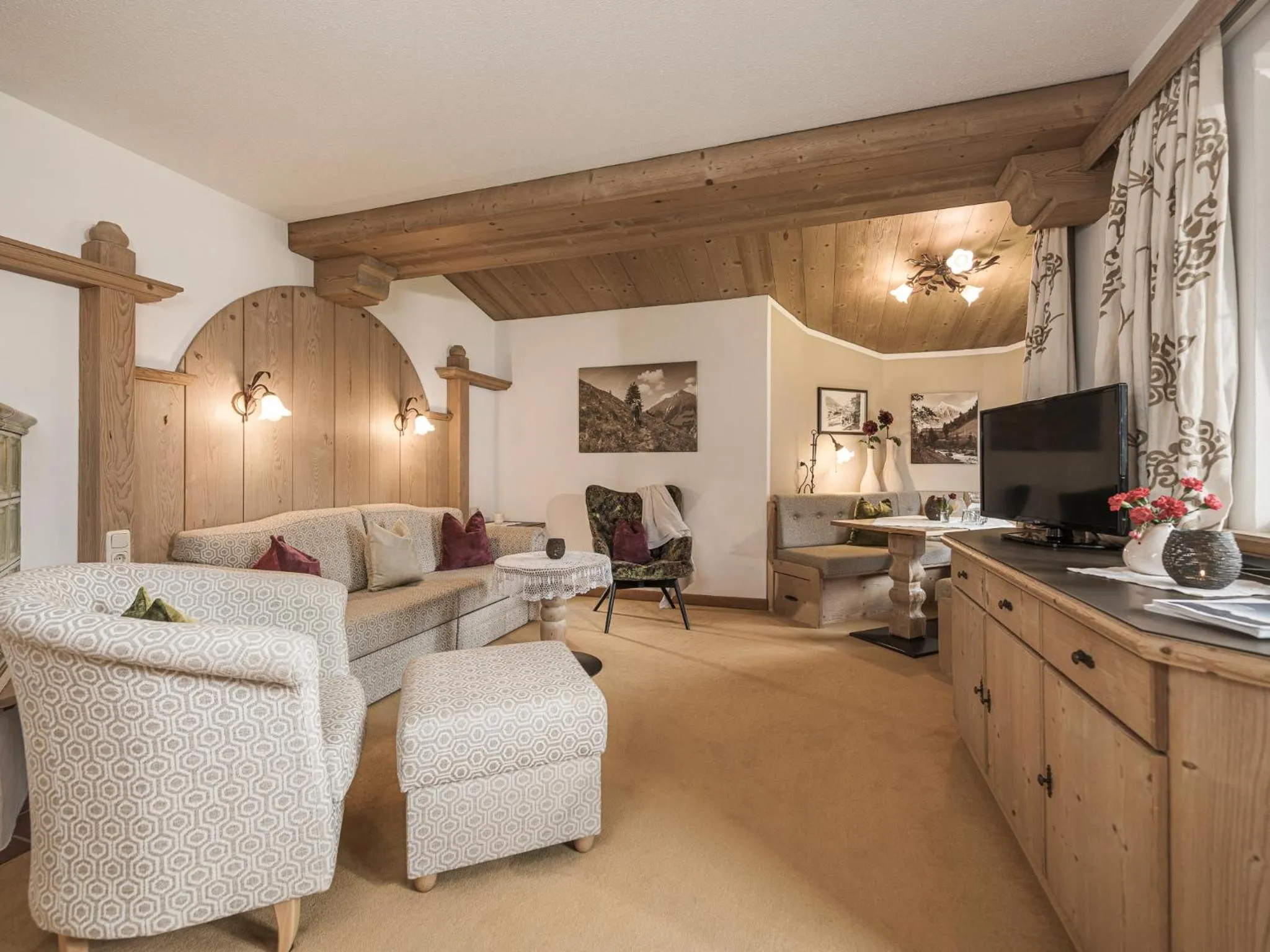 Living room in Apparthotel "Landhaus Veronika"