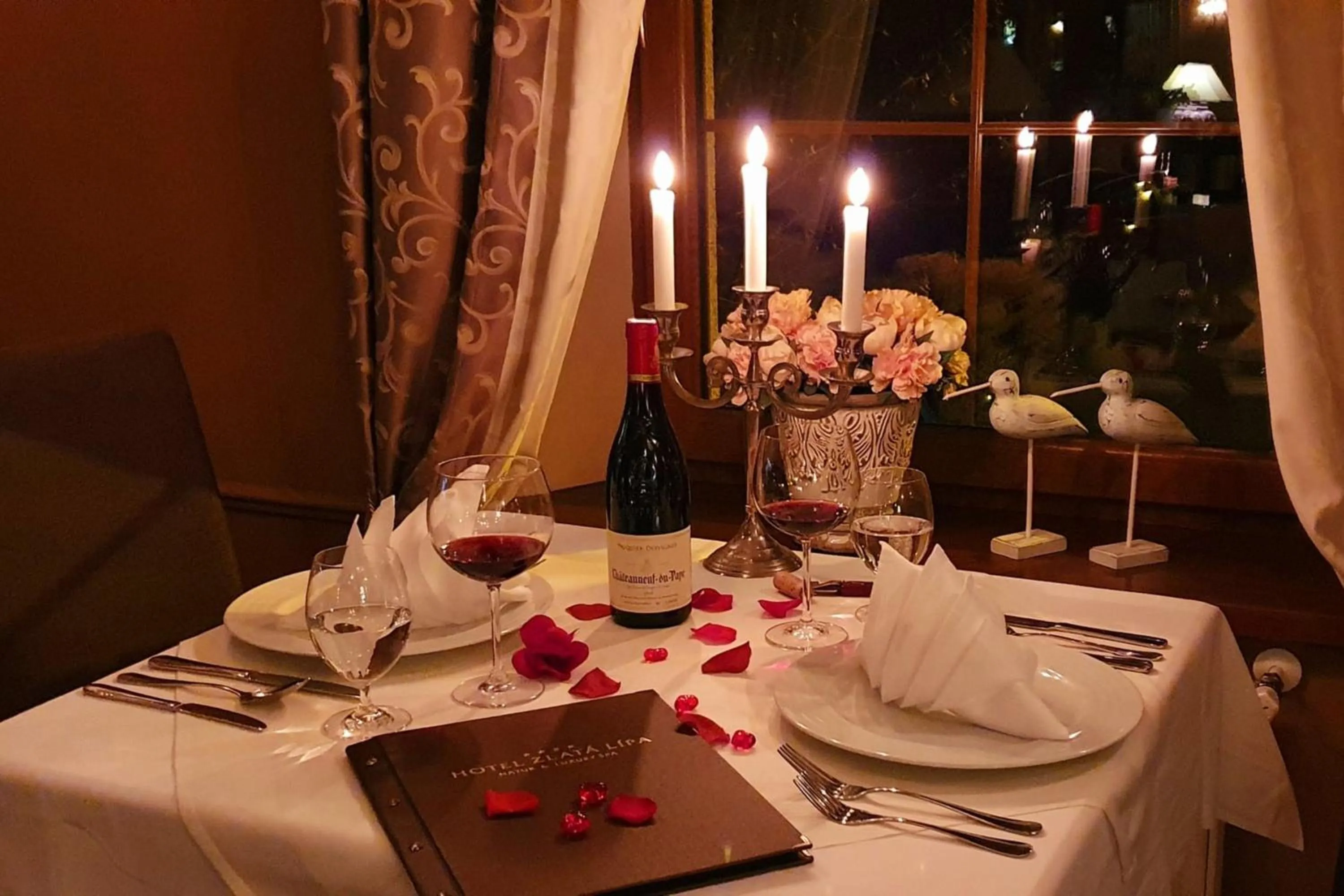 Dinner in Wellness Hotel Zlatá Lípa