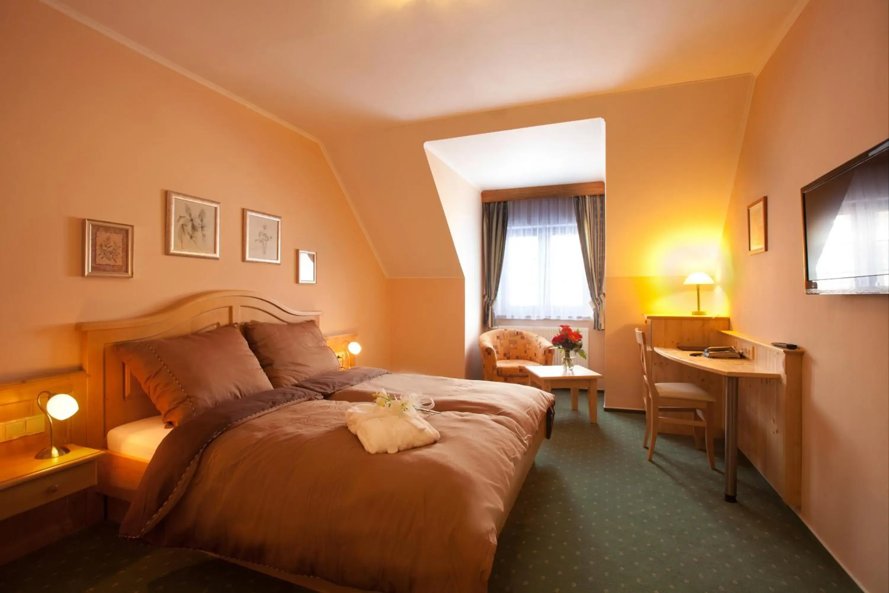 Deluxe Double Room - single occupancy in Wellness Hotel Zlatá Lípa Deluxe Double Room - single occupancy in Wellness Hotel Zlatá Lípa