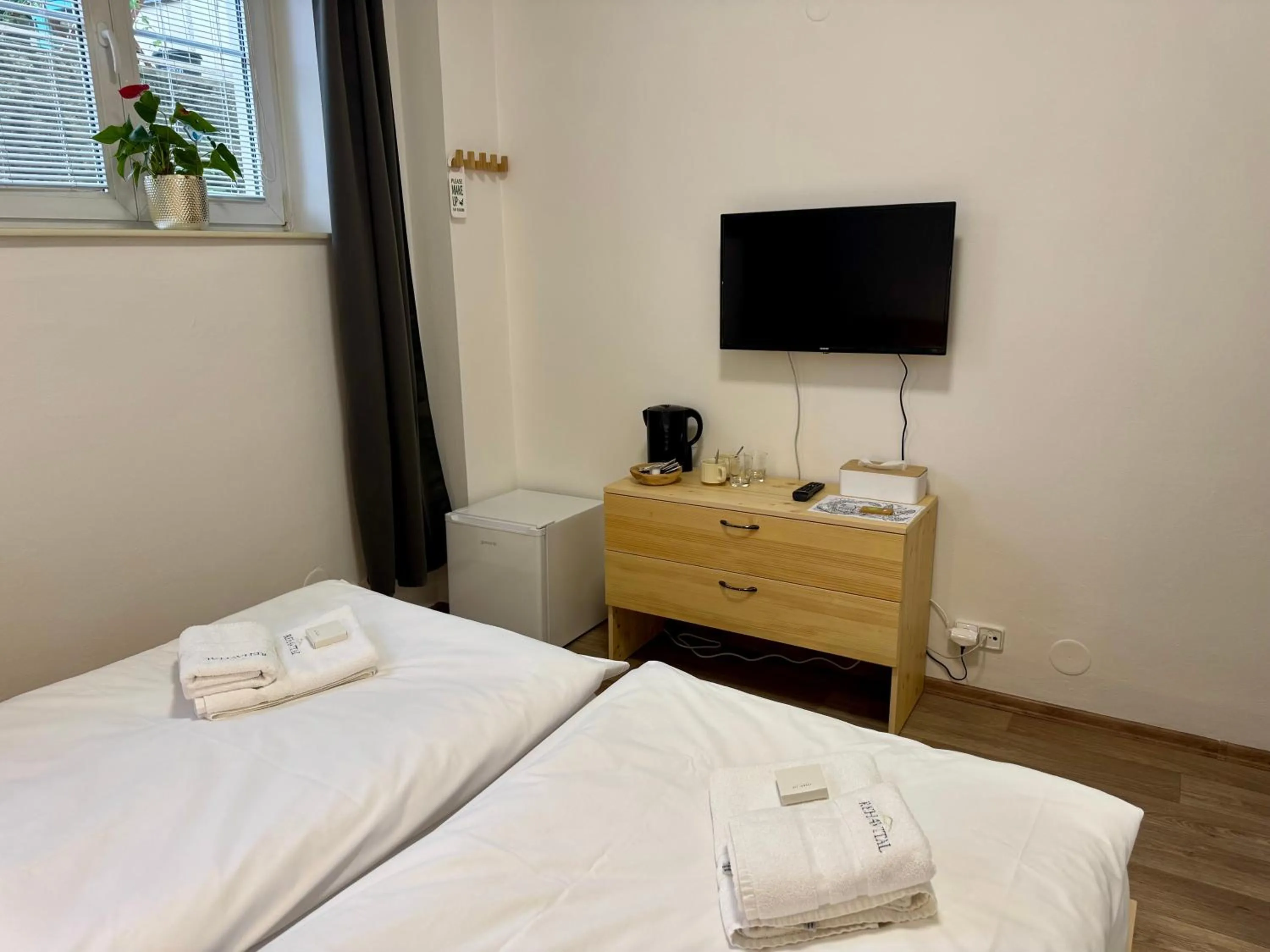 Bed in Hotel Rehavital