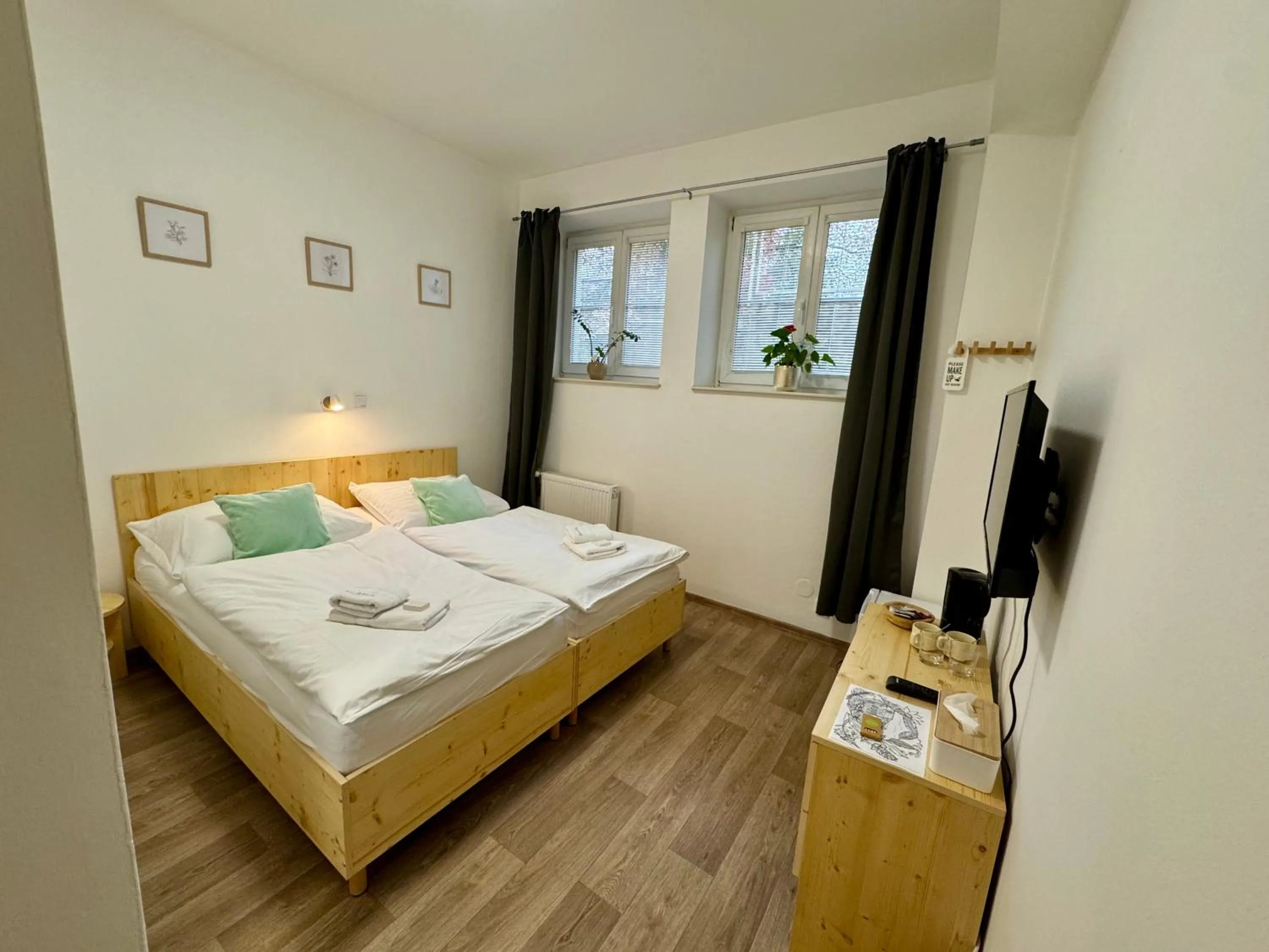 Bed in Hotel Rehavital