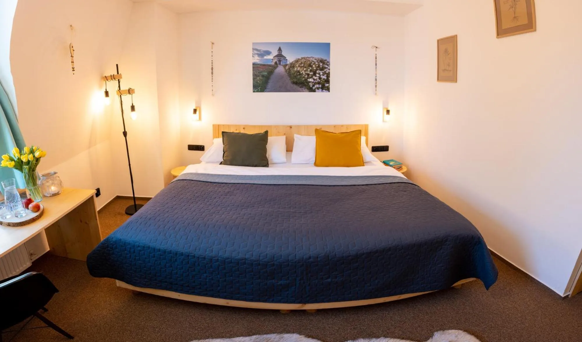 Bed in Hotel Rehavital