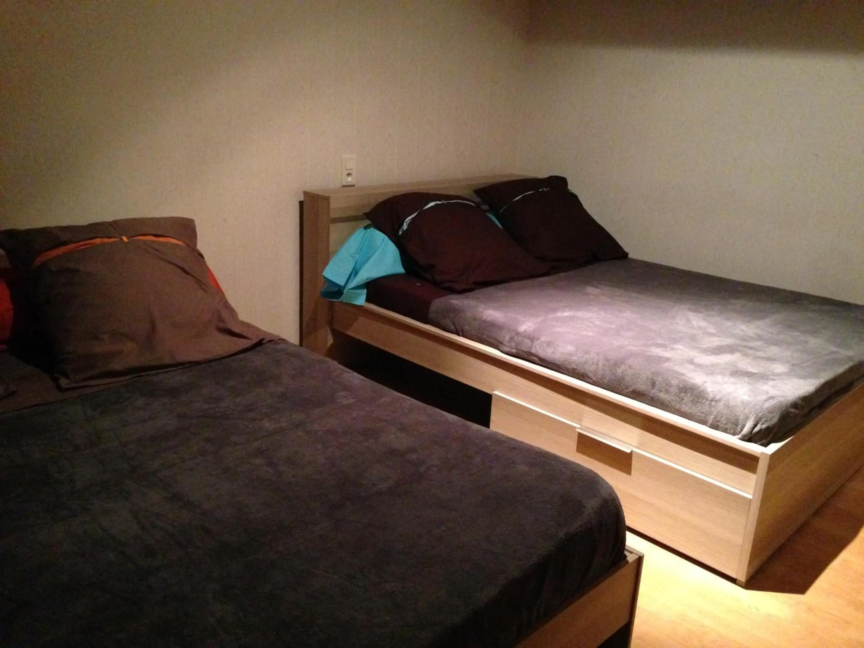 Bed in Marie France 's home