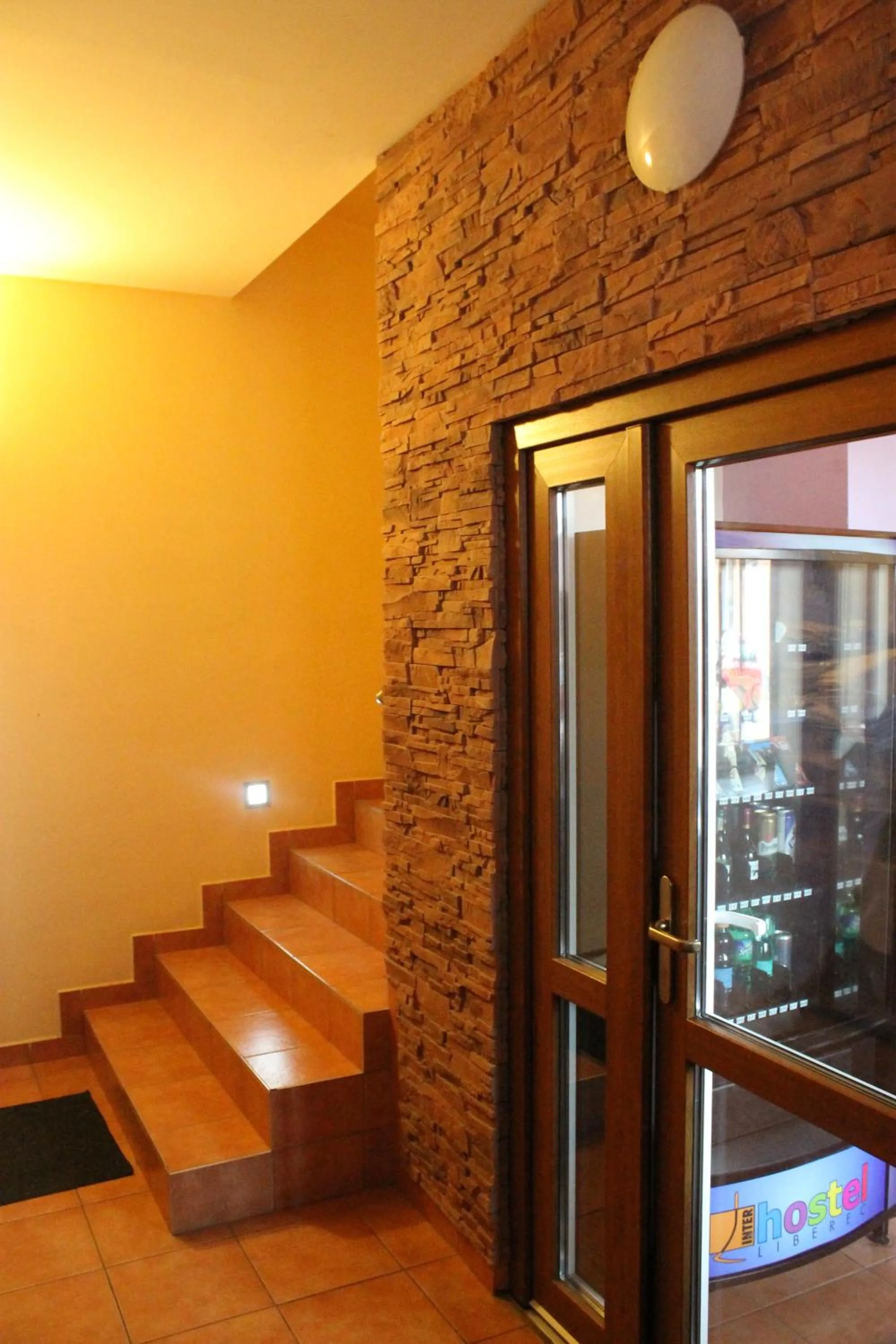 Decorative detail in Inter hostel Liberec