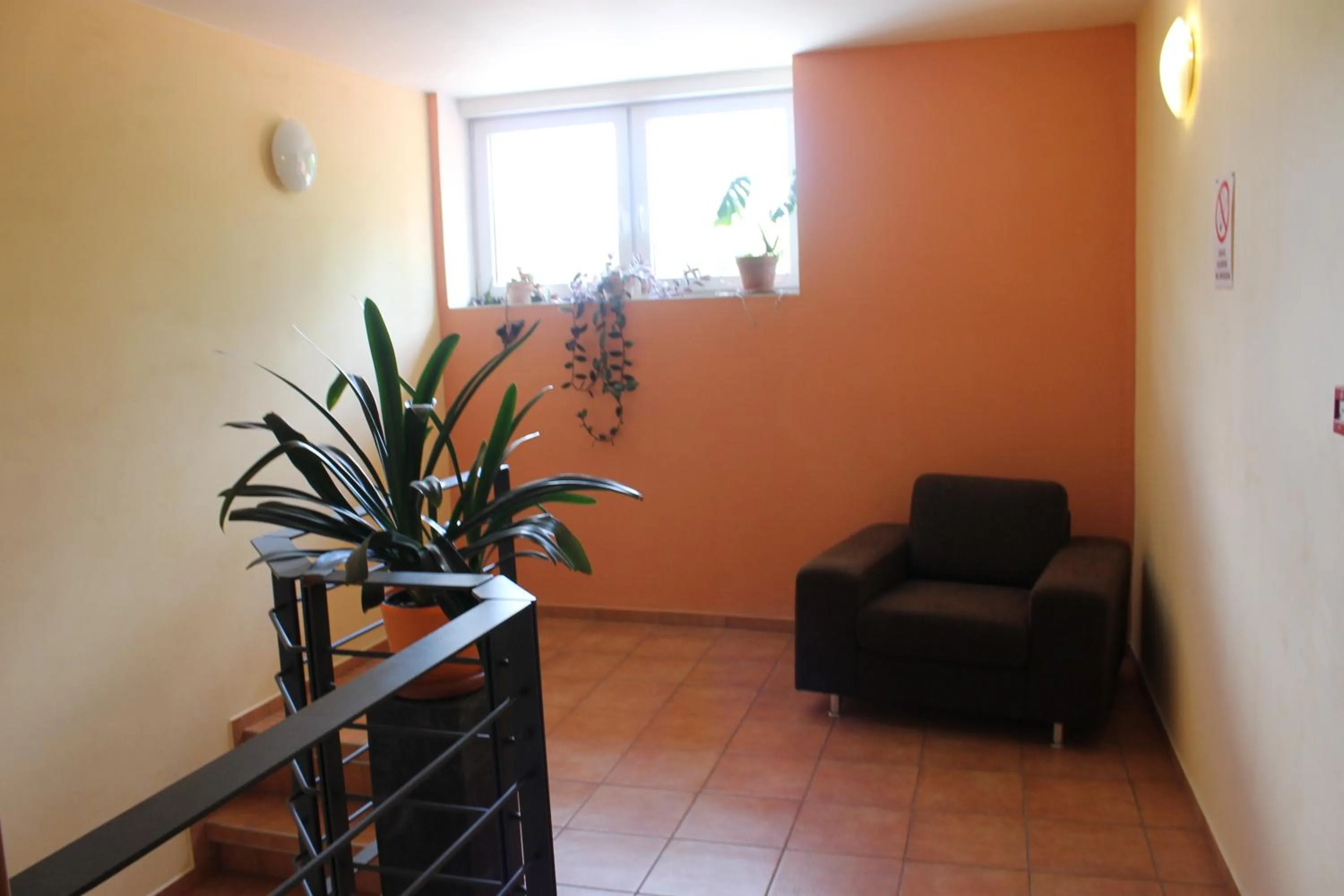 Seating area in Inter hostel Liberec