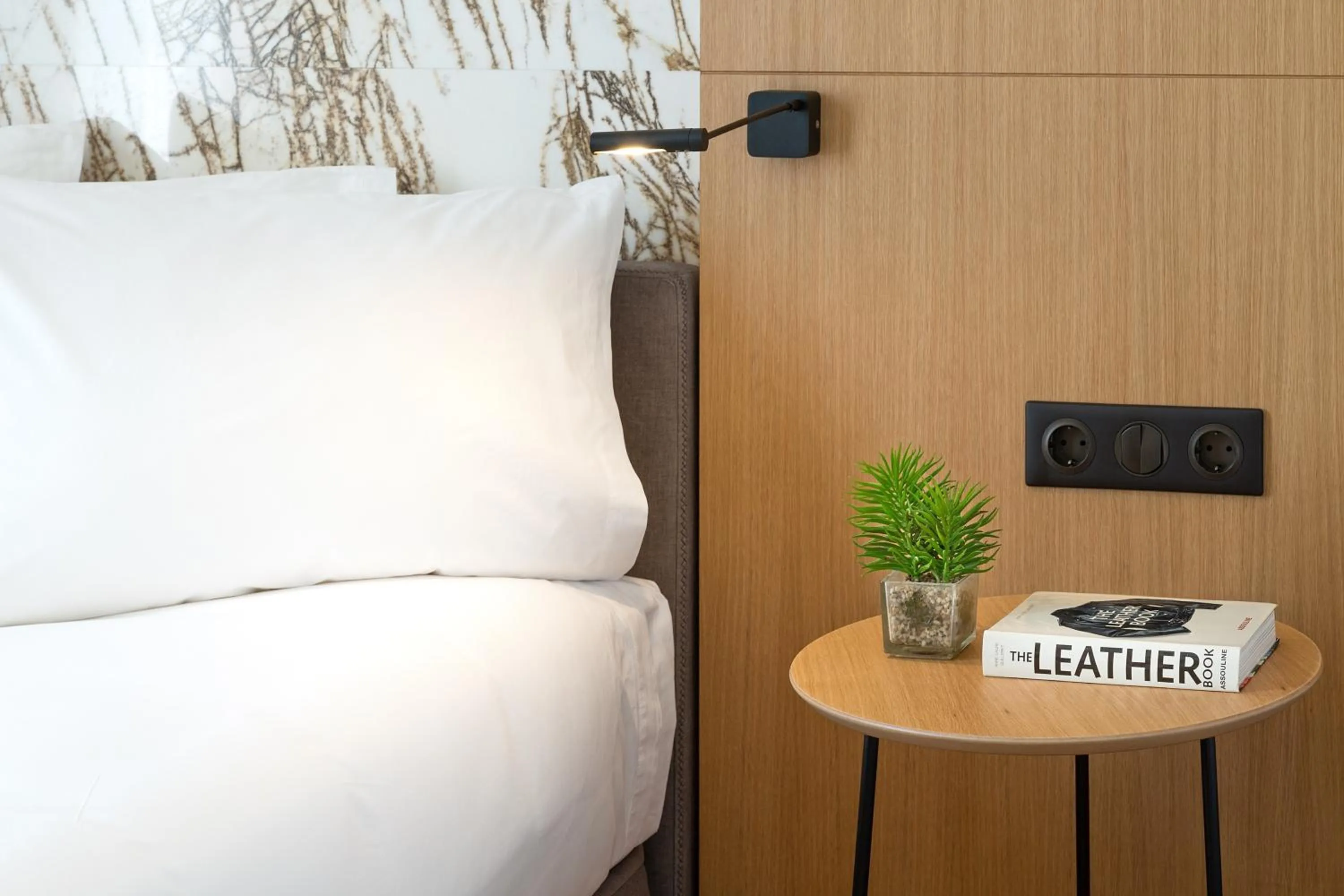 Bed in Aegli Hotel Volos