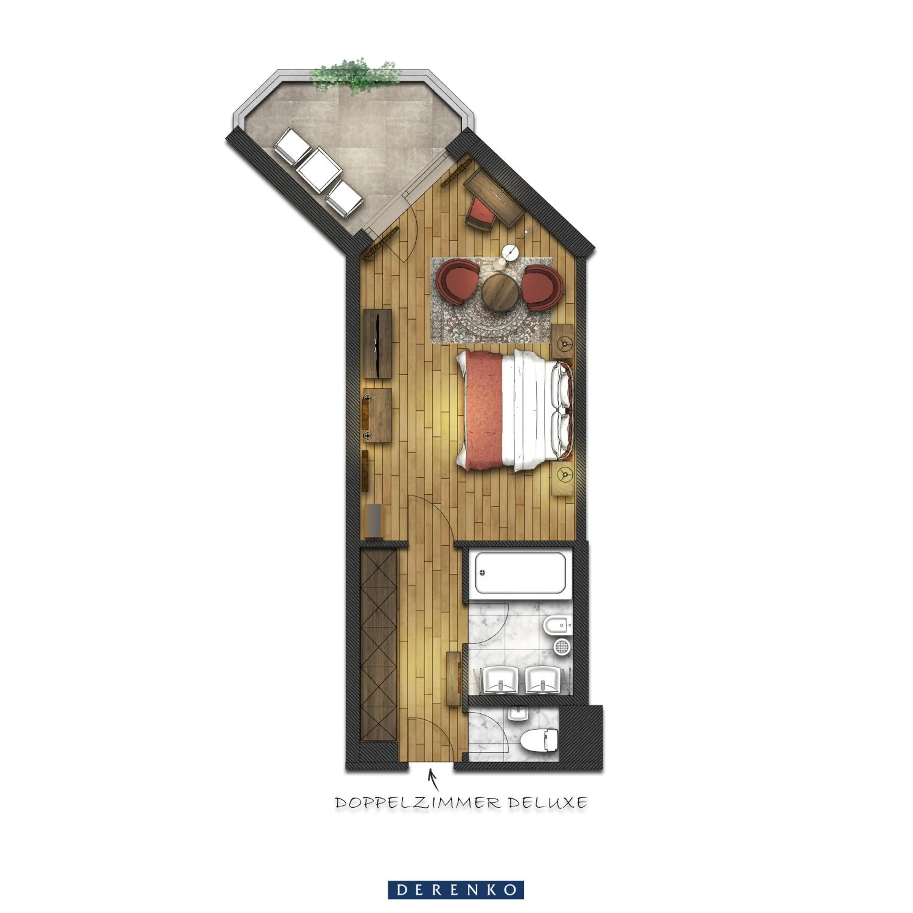 Photo of the whole room in Reduce Hotel Thermal Adults only