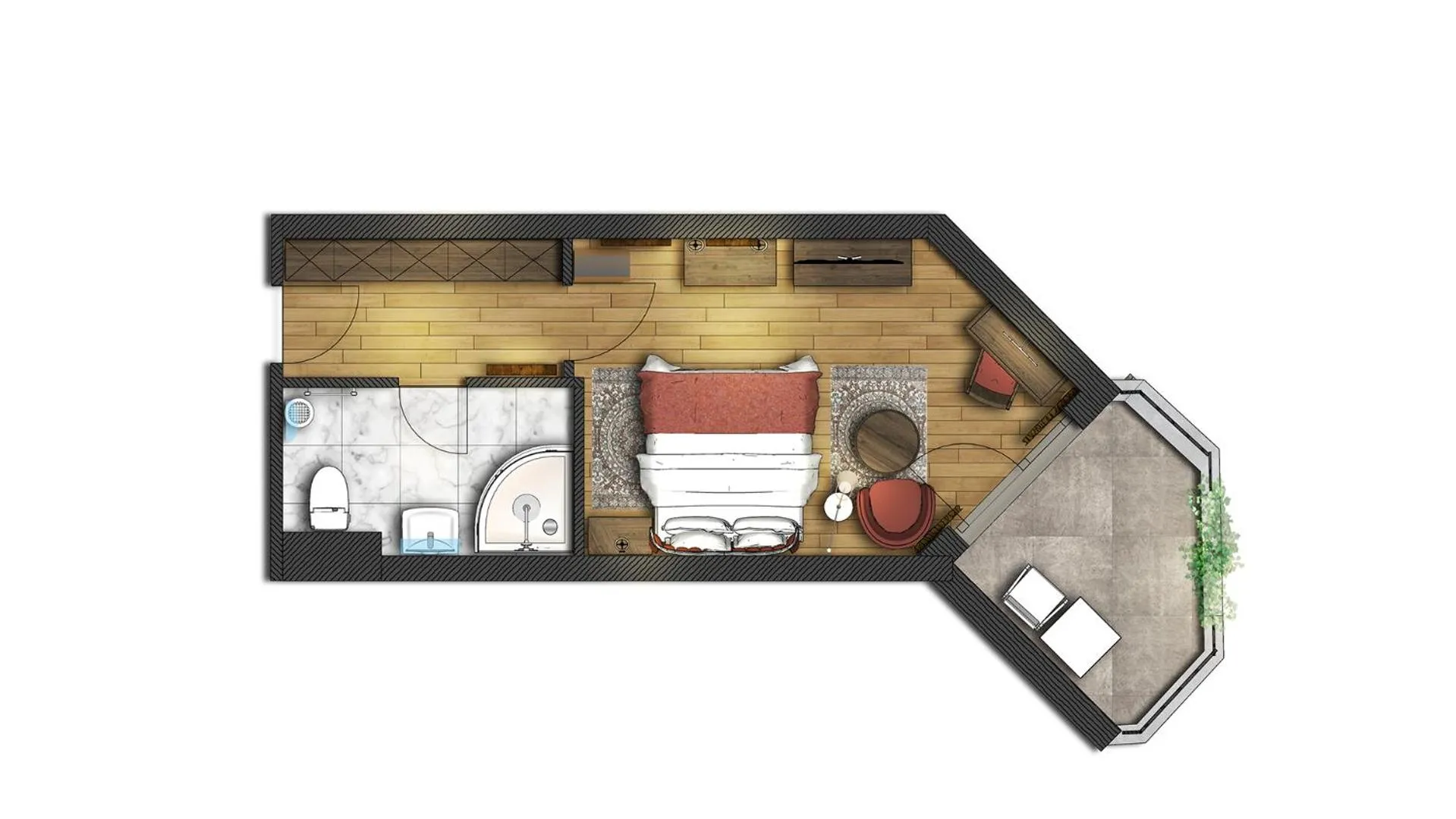 Floor plan in Reduce Hotel Thermal Adults only