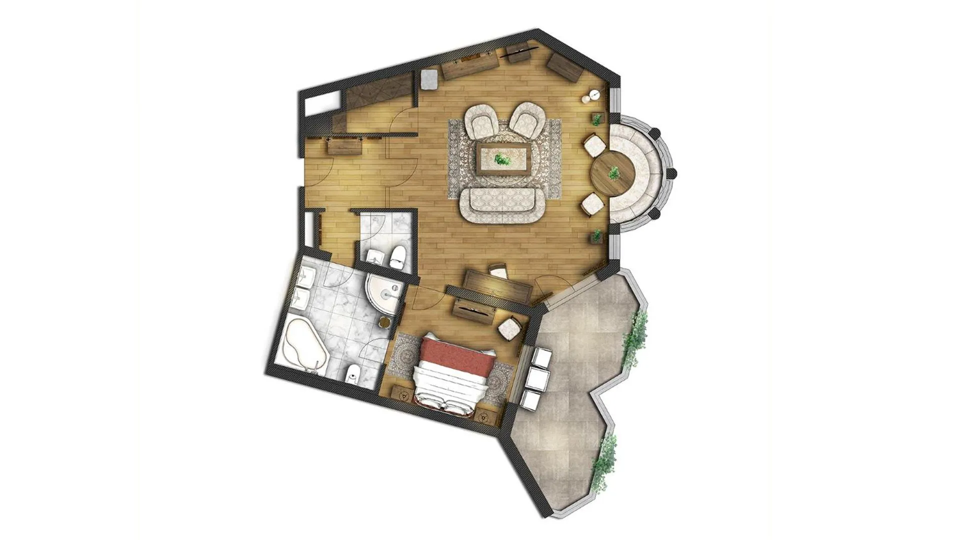 Floor plan in Reduce Hotel Thermal Adults only
