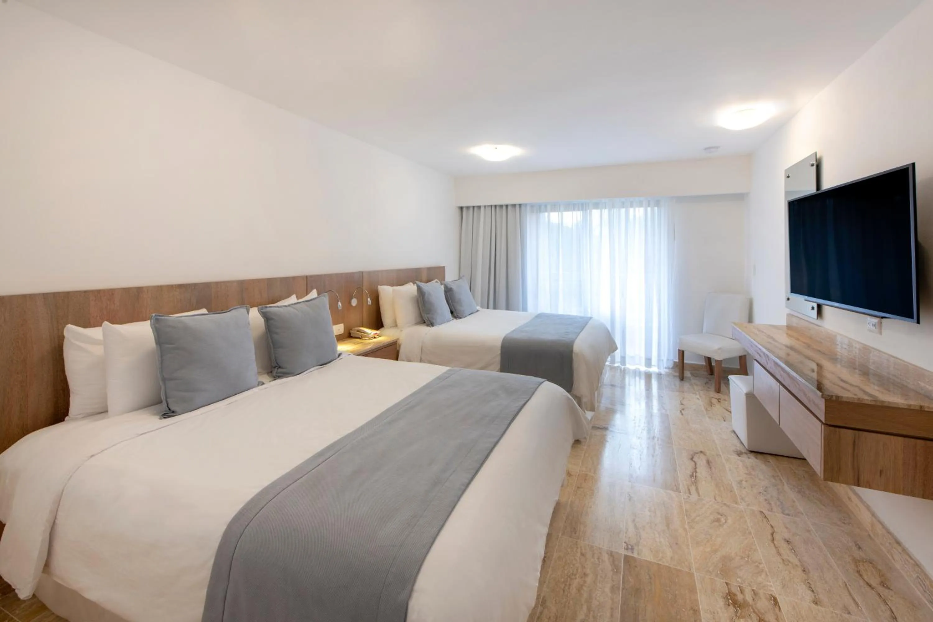 Bedroom, Bed in Viva Dominicus Palace by Wyndham, A Trademark All Inclusive