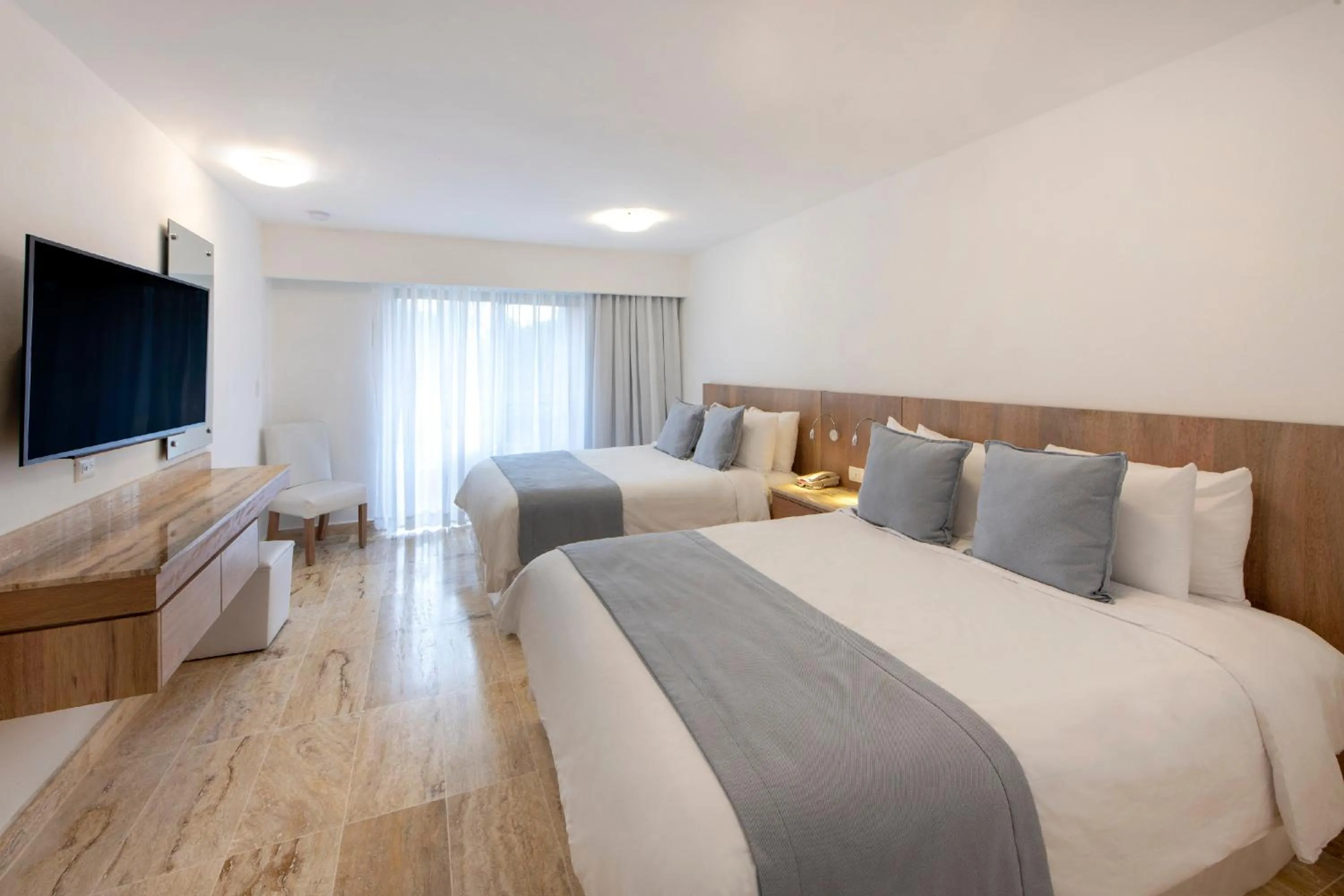 Bedroom, Bed in Viva Dominicus Palace by Wyndham, A Trademark All Inclusive