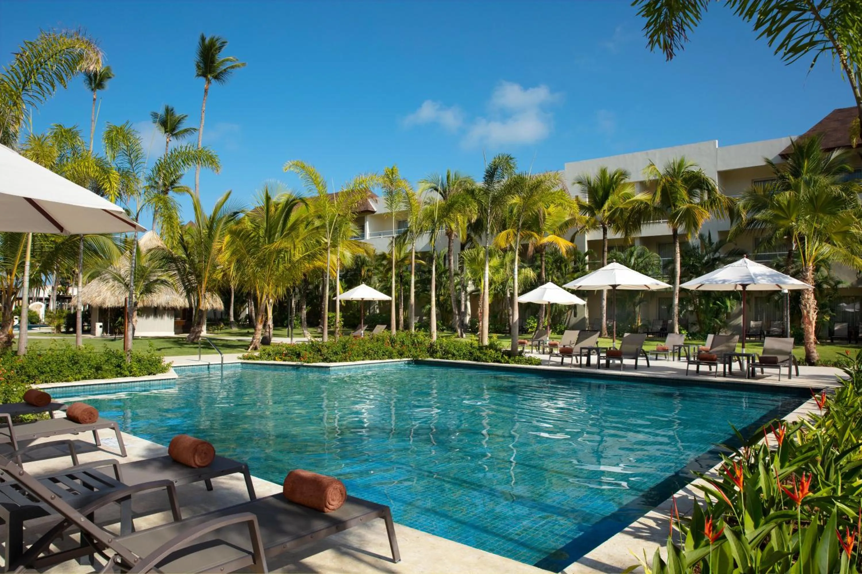 Swimming pool in Dreams Royal Beach Punta Cana - All Inclusive