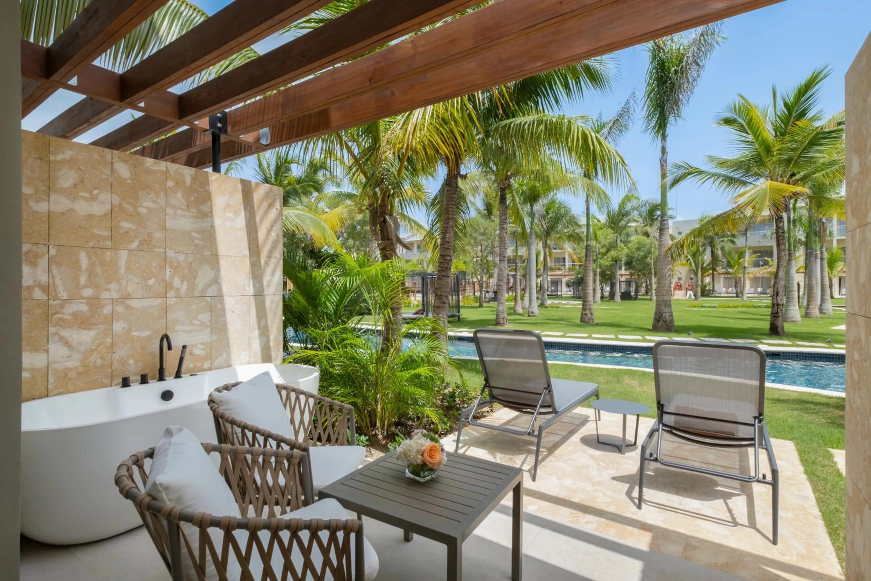 Garden view in Dreams Royal Beach Punta Cana - All Inclusive