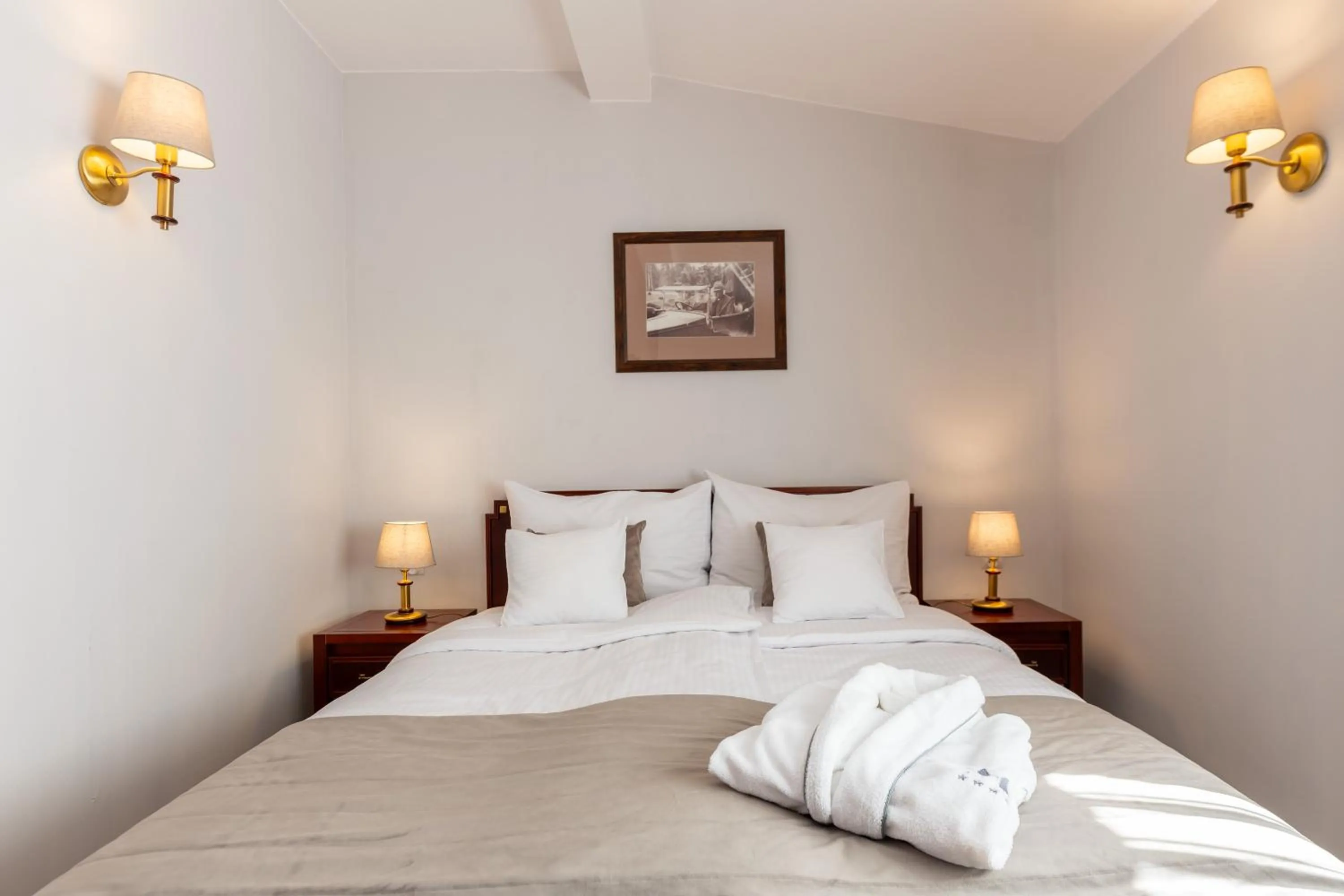 Bed in Hotel Mościcki