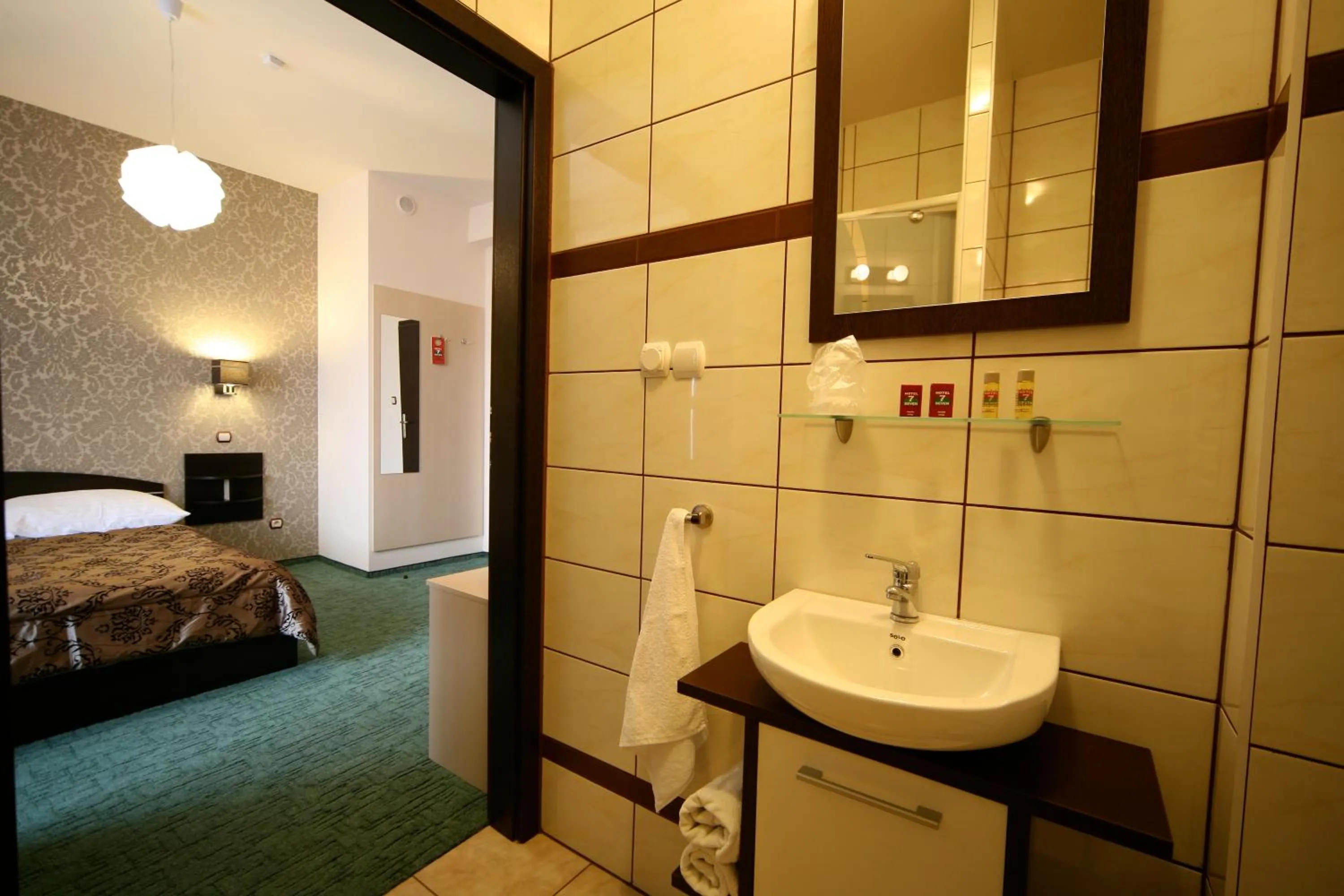 Bed in Hotel Seven 7