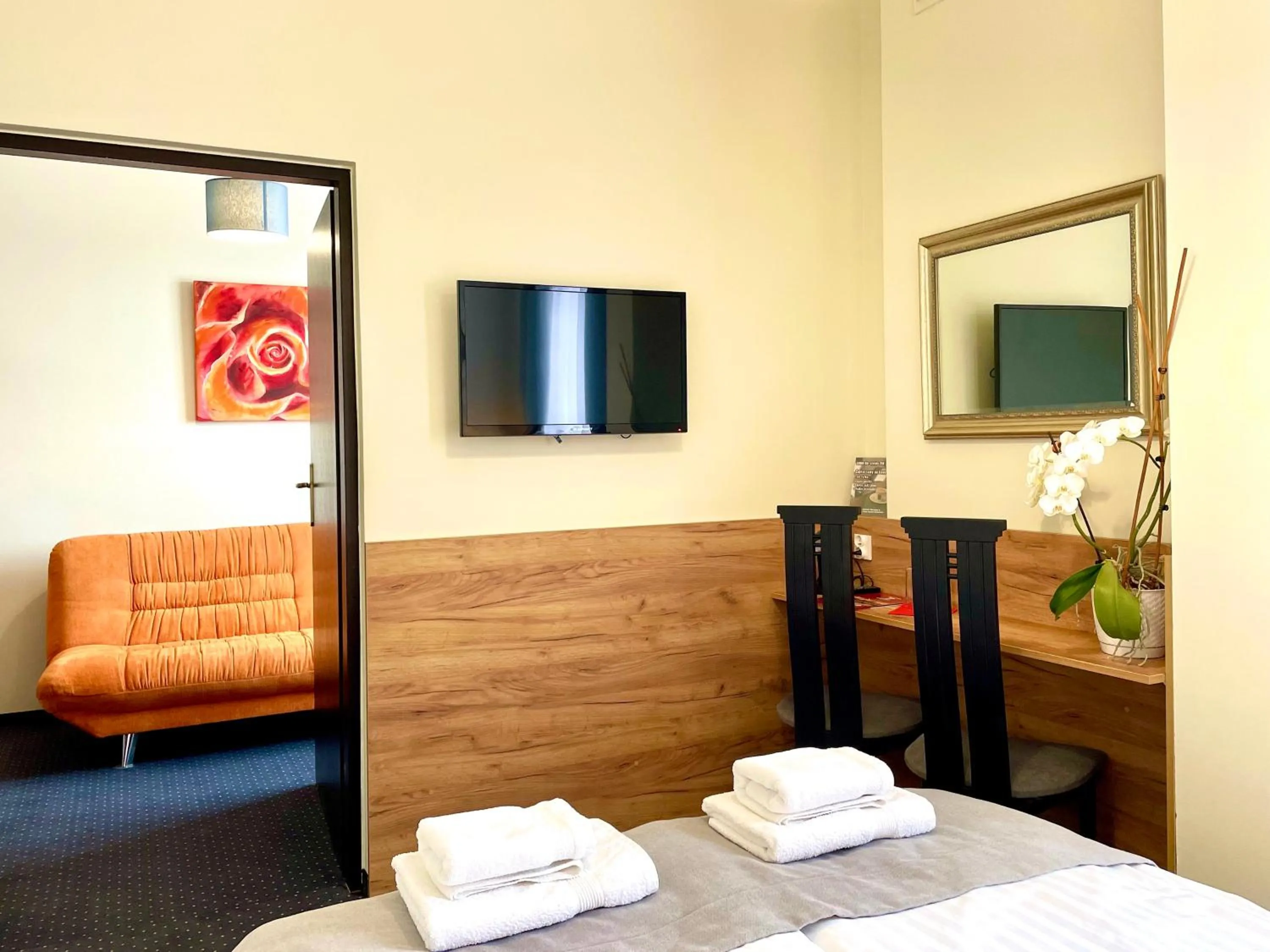 Bed in Hotel Seven 7