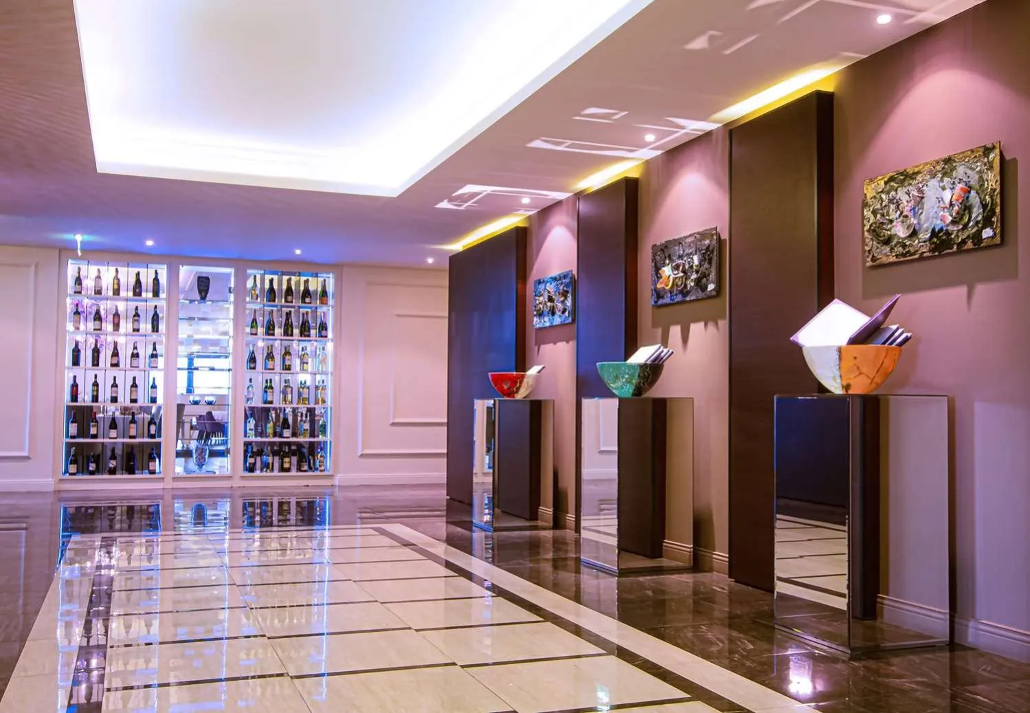 Lobby or reception in Grand Hotel Djibloho