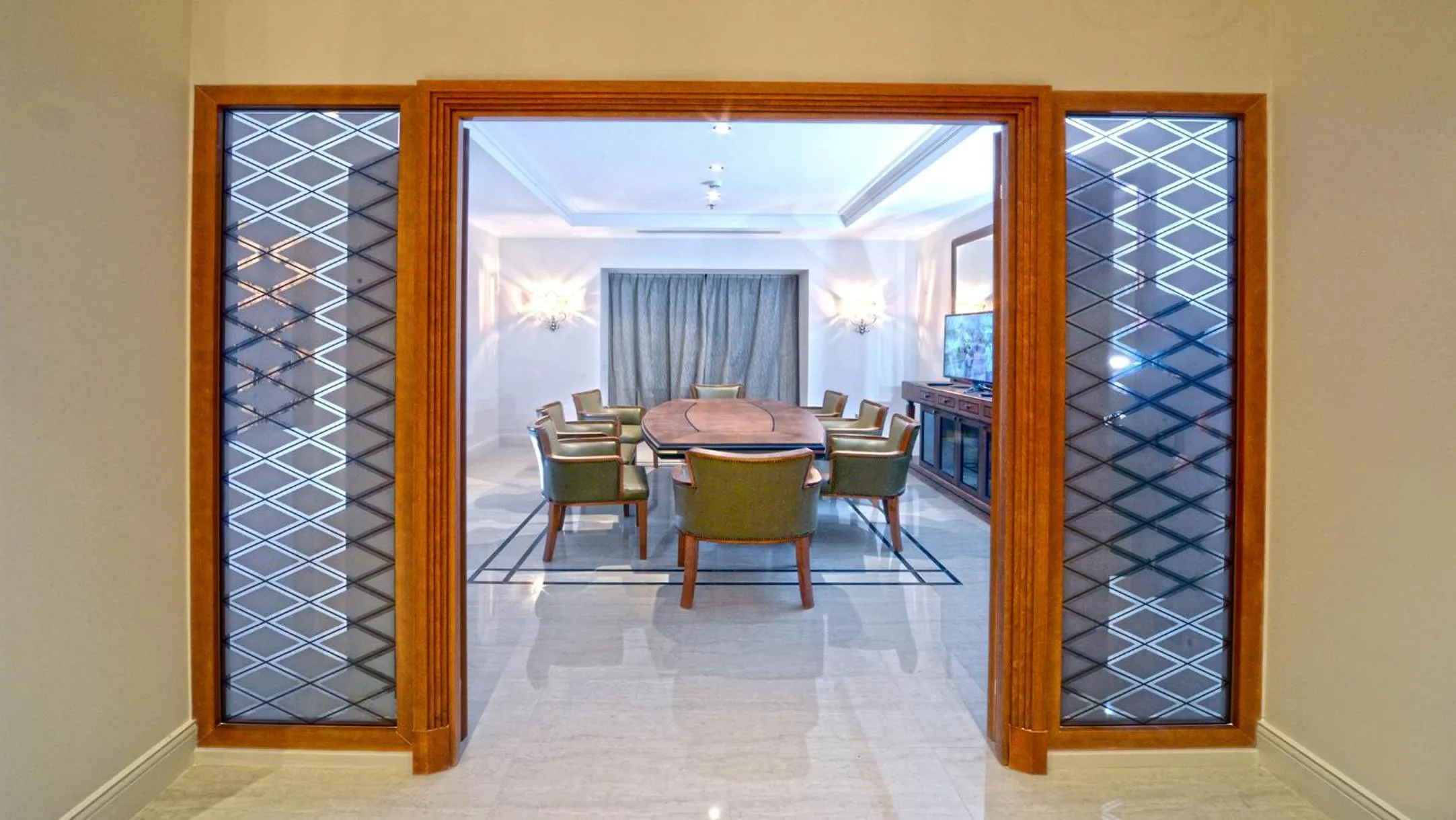 Bathroom in Grand Hotel Djibloho