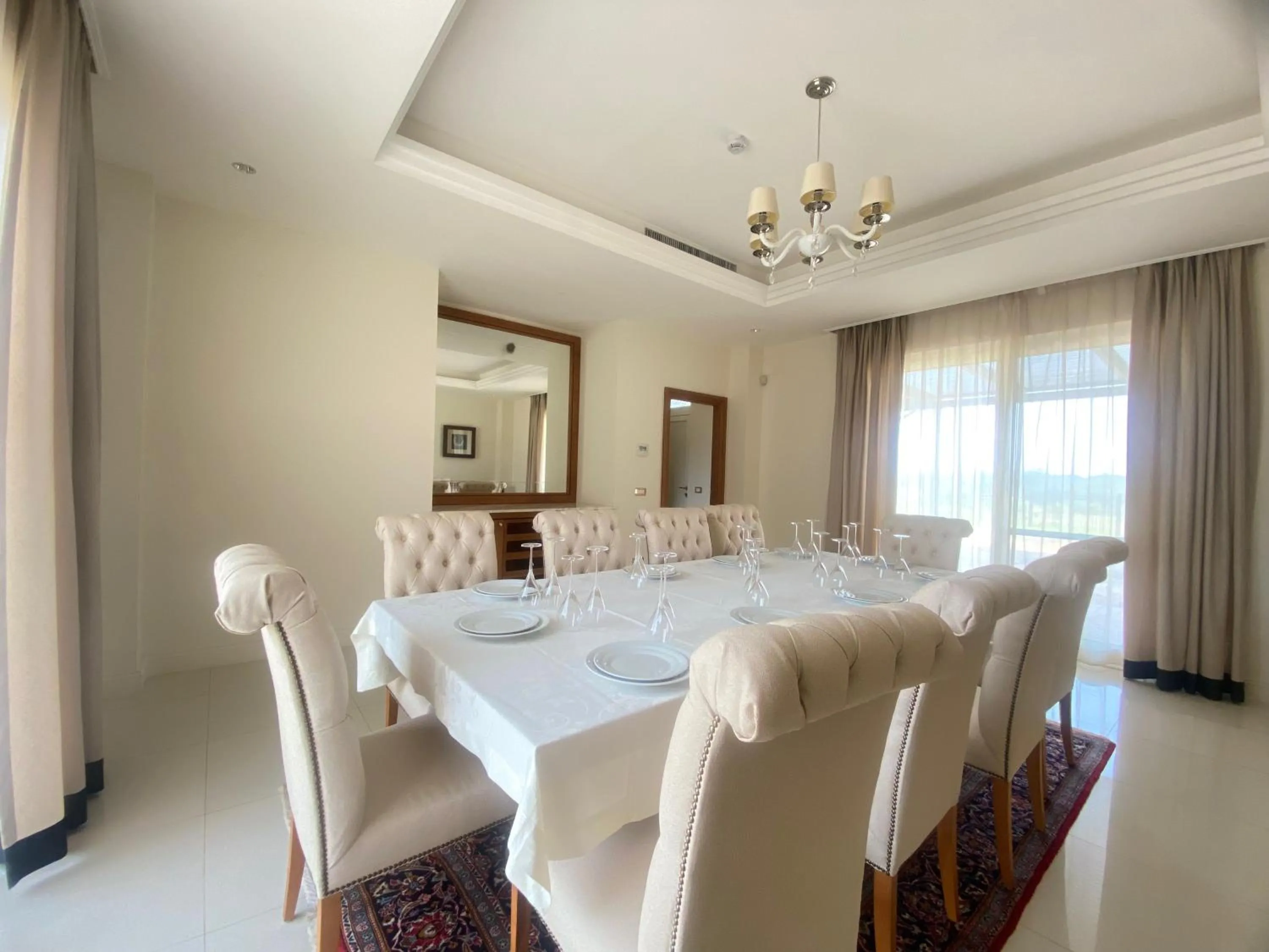 Dining area in Grand Hotel Djibloho