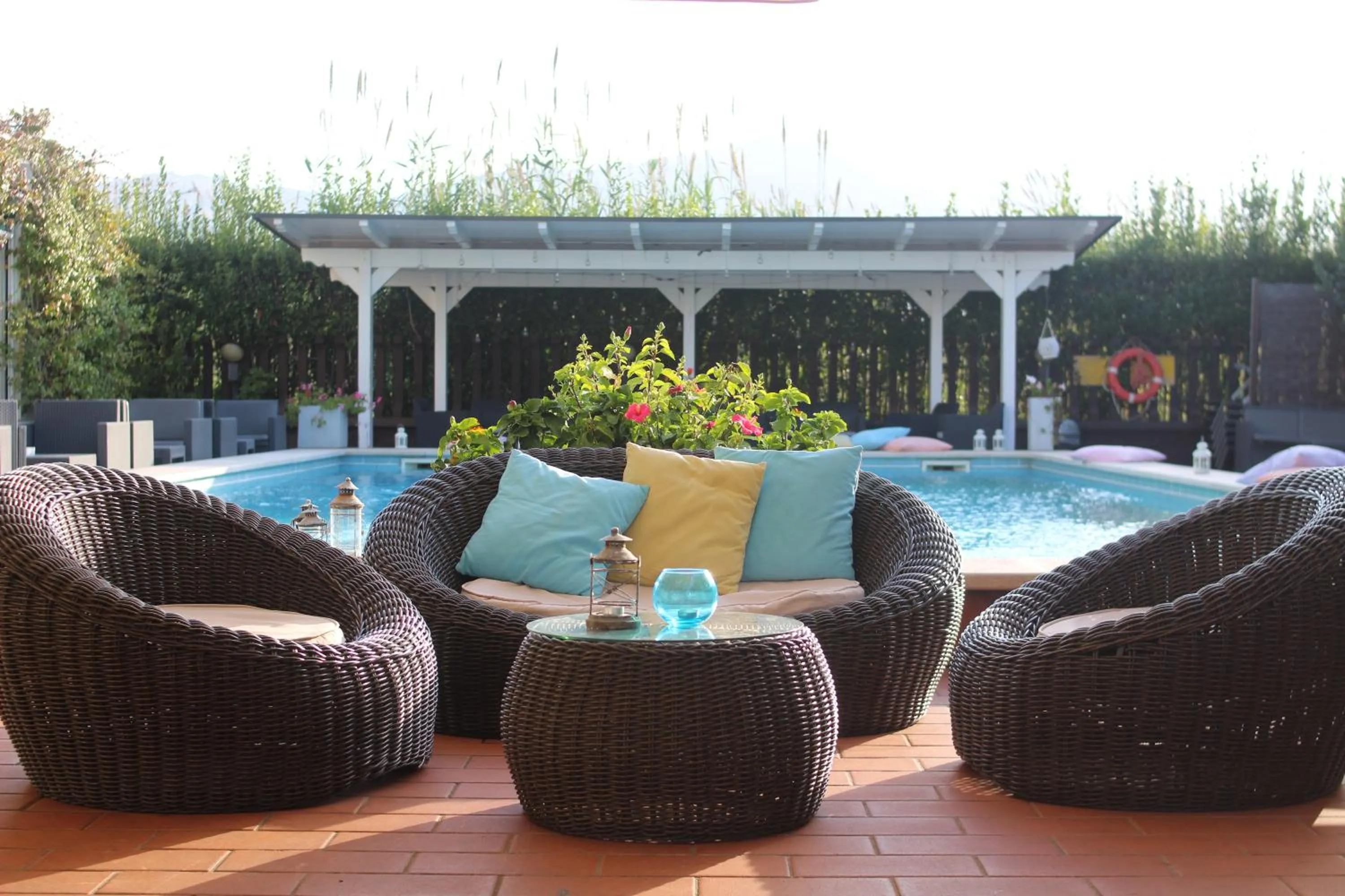 Patio in Hotel Cristallo Relais, Sure Hotel Collection By Best Western