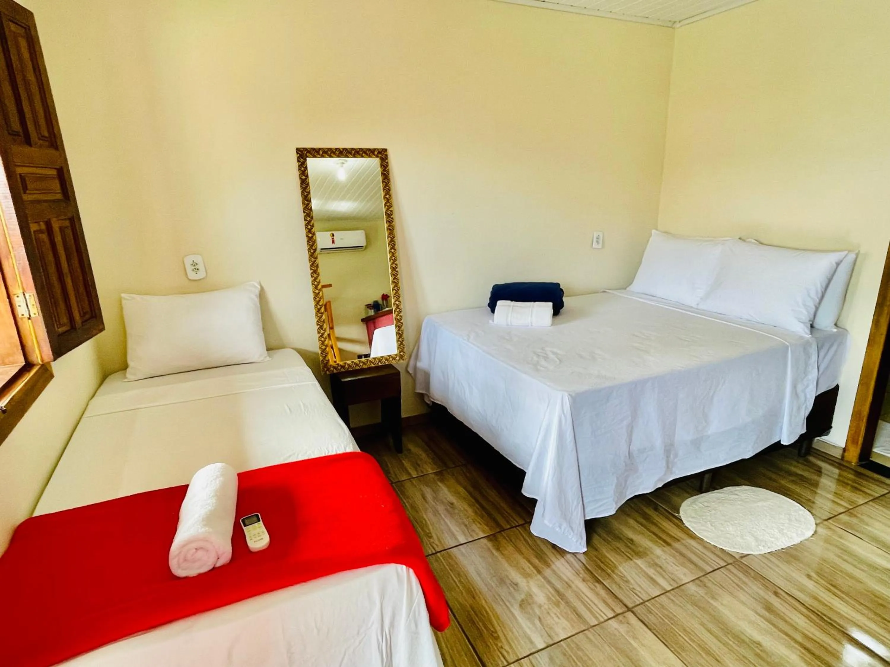 Bedroom, Bed in Pousada Aquarela