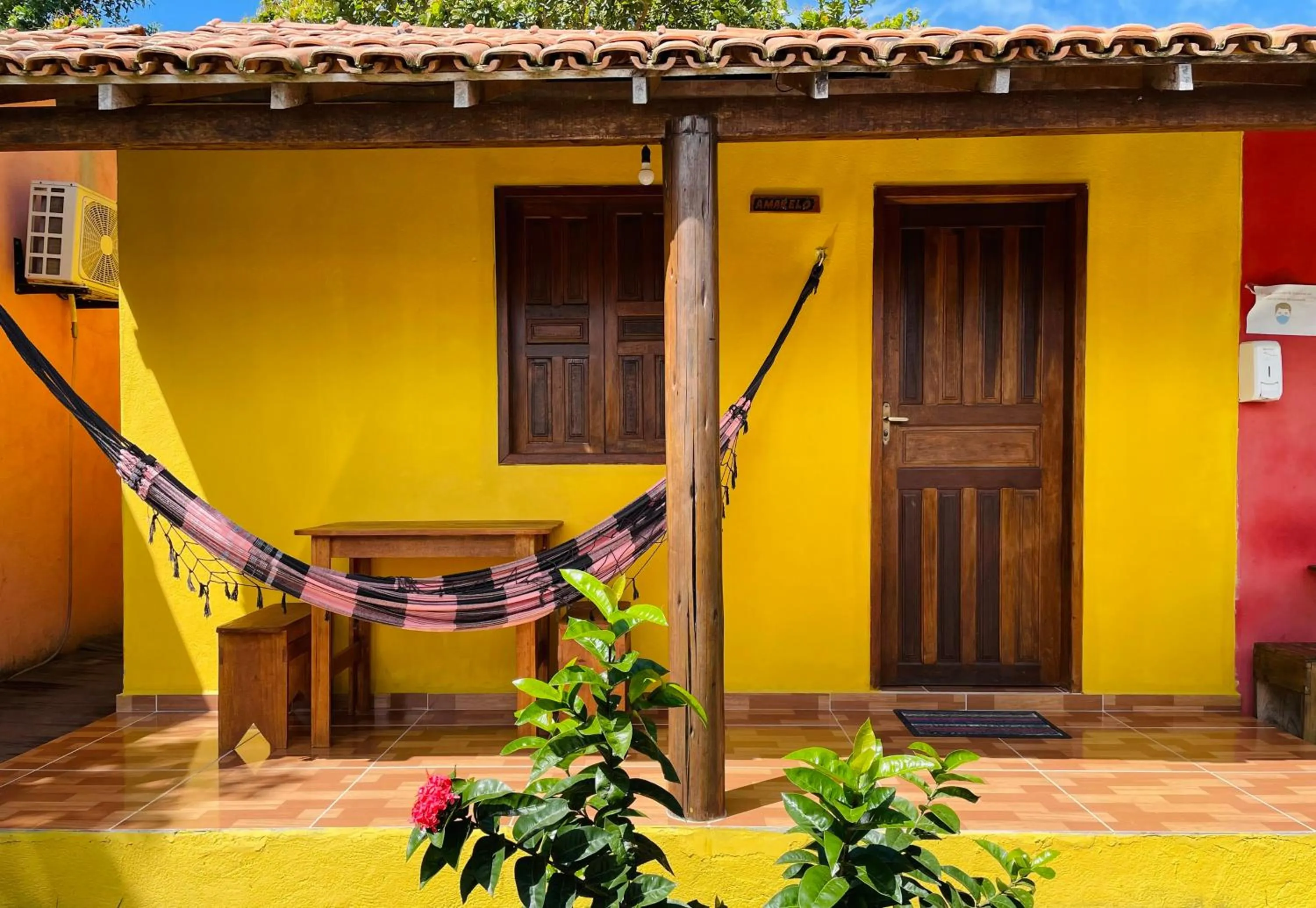 Patio in Pousada Aquarela