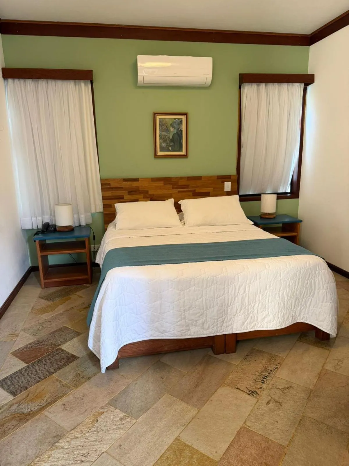 Bed in Pousada Paisagem