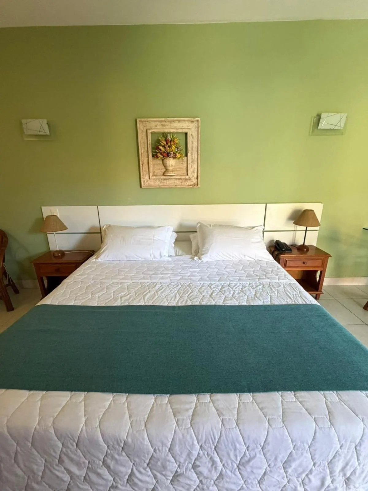 Bed in Pousada Paisagem