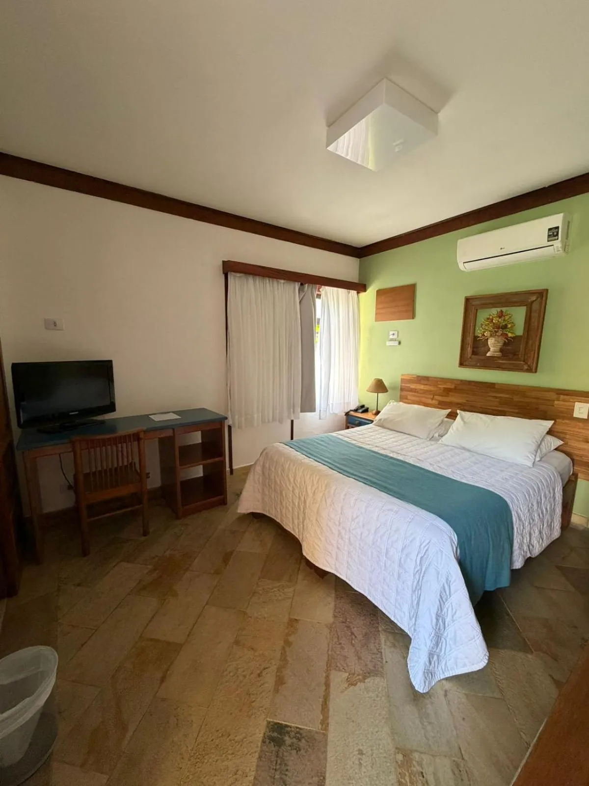 Bed in Pousada Paisagem