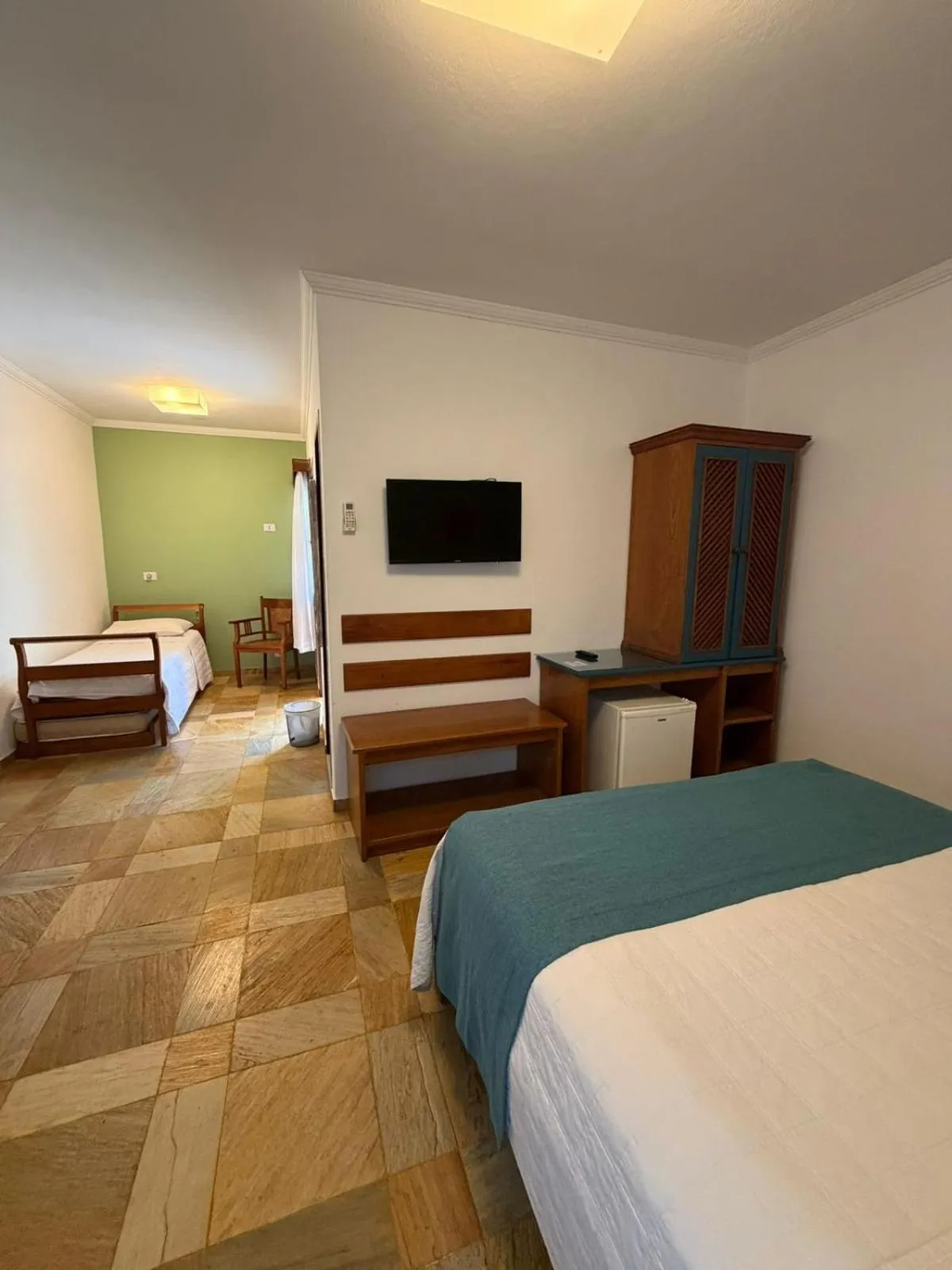 Bed in Pousada Paisagem