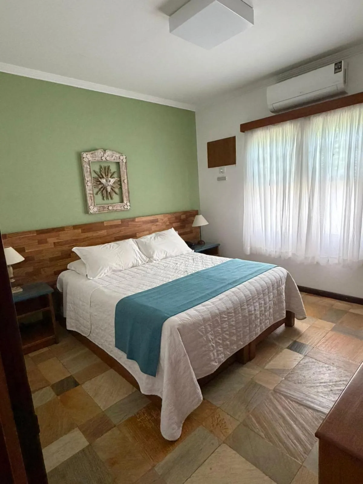 Bed in Pousada Paisagem