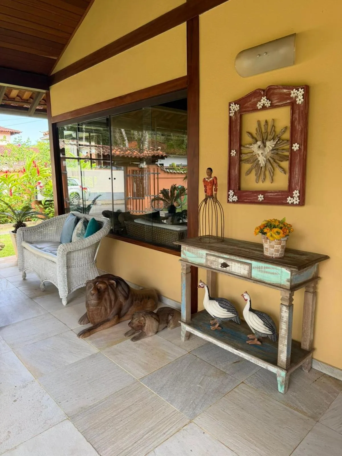 Balcony/Terrace in Pousada Paisagem