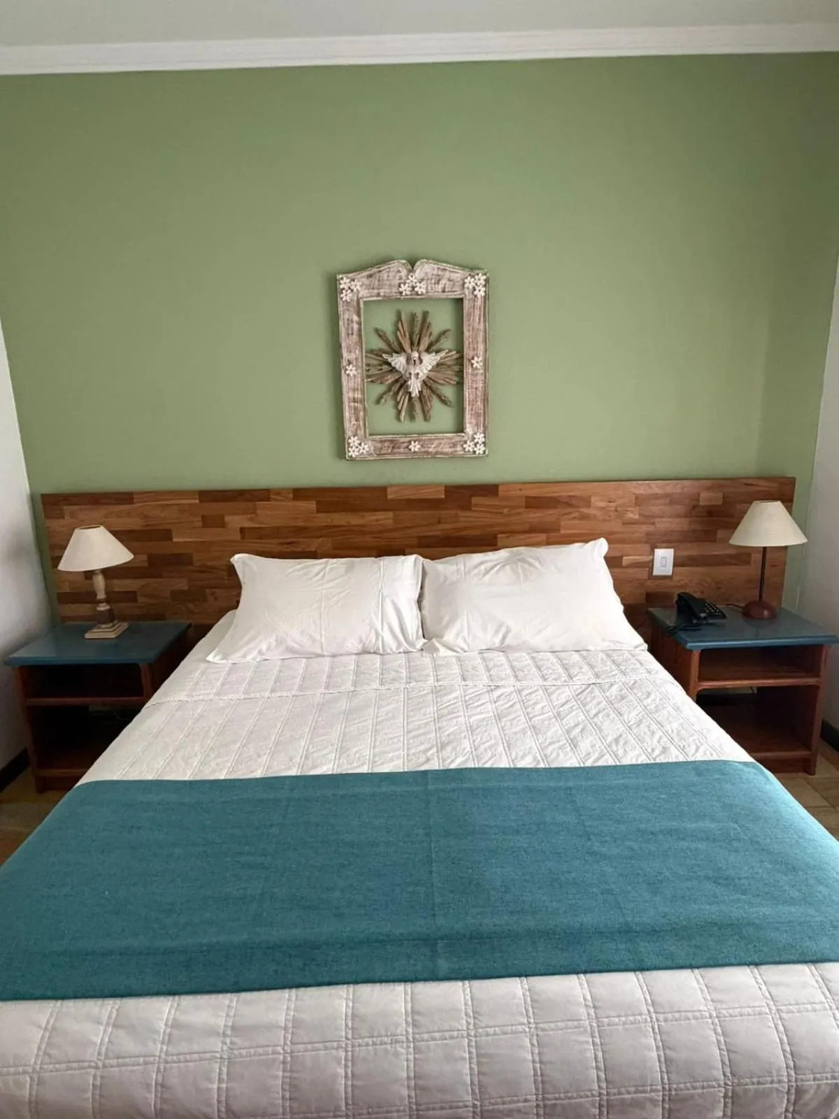 Bed in Pousada Paisagem