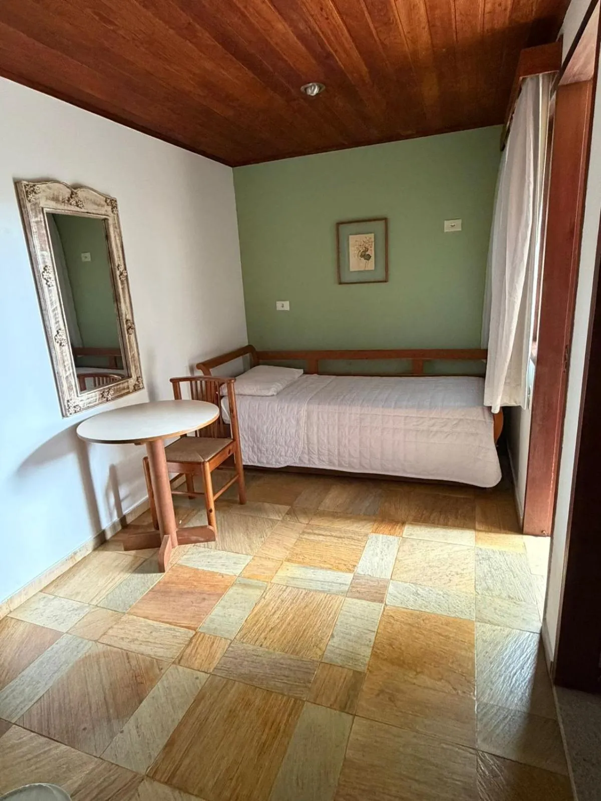 Bed in Pousada Paisagem