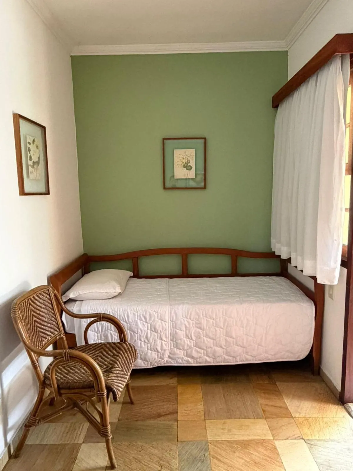 Bed in Pousada Paisagem