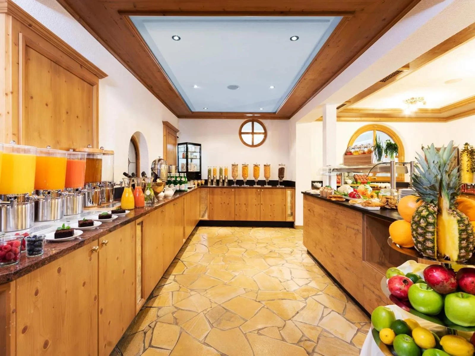 American breakfast in Seiblishof Superior Hotel Ischgl