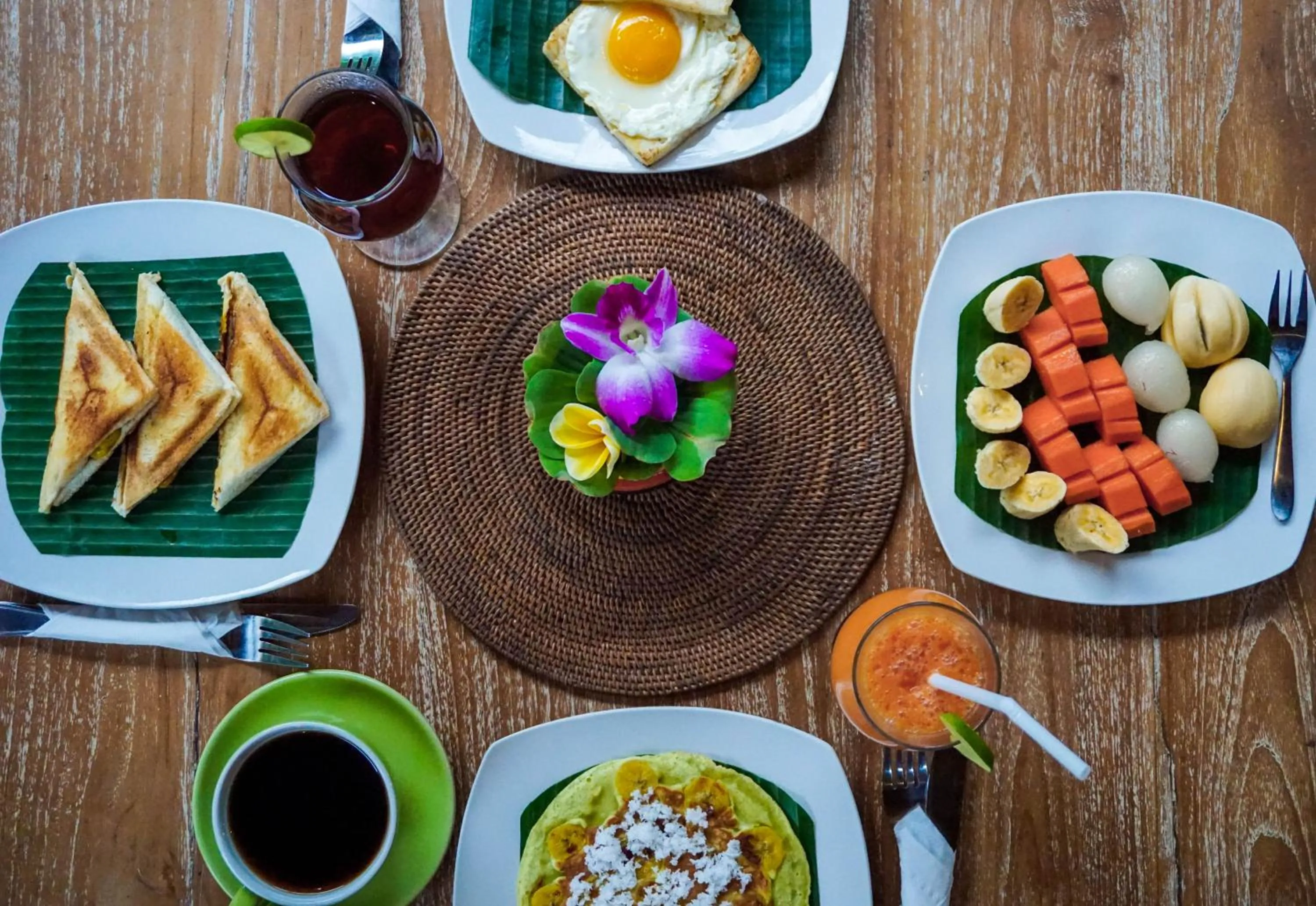 Food close-up in Three Brothers Guest House