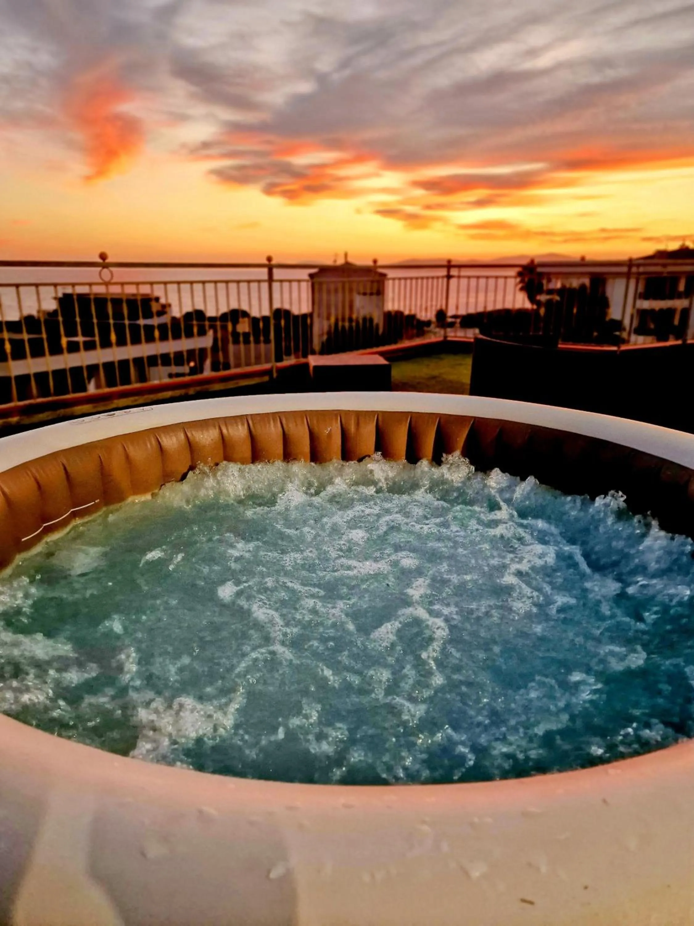 Sunset in Hotel Villa Piras