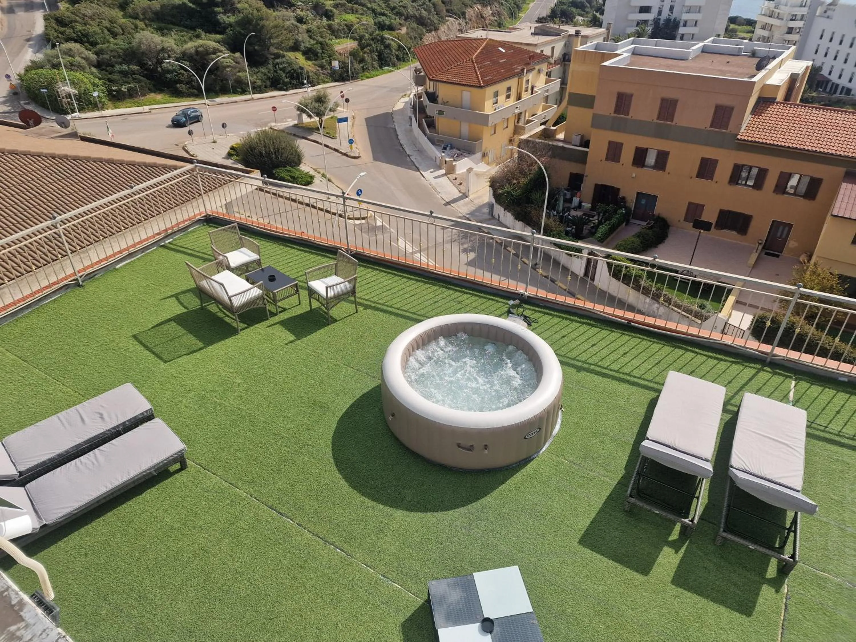 Bird's eye view in Hotel Villa Piras