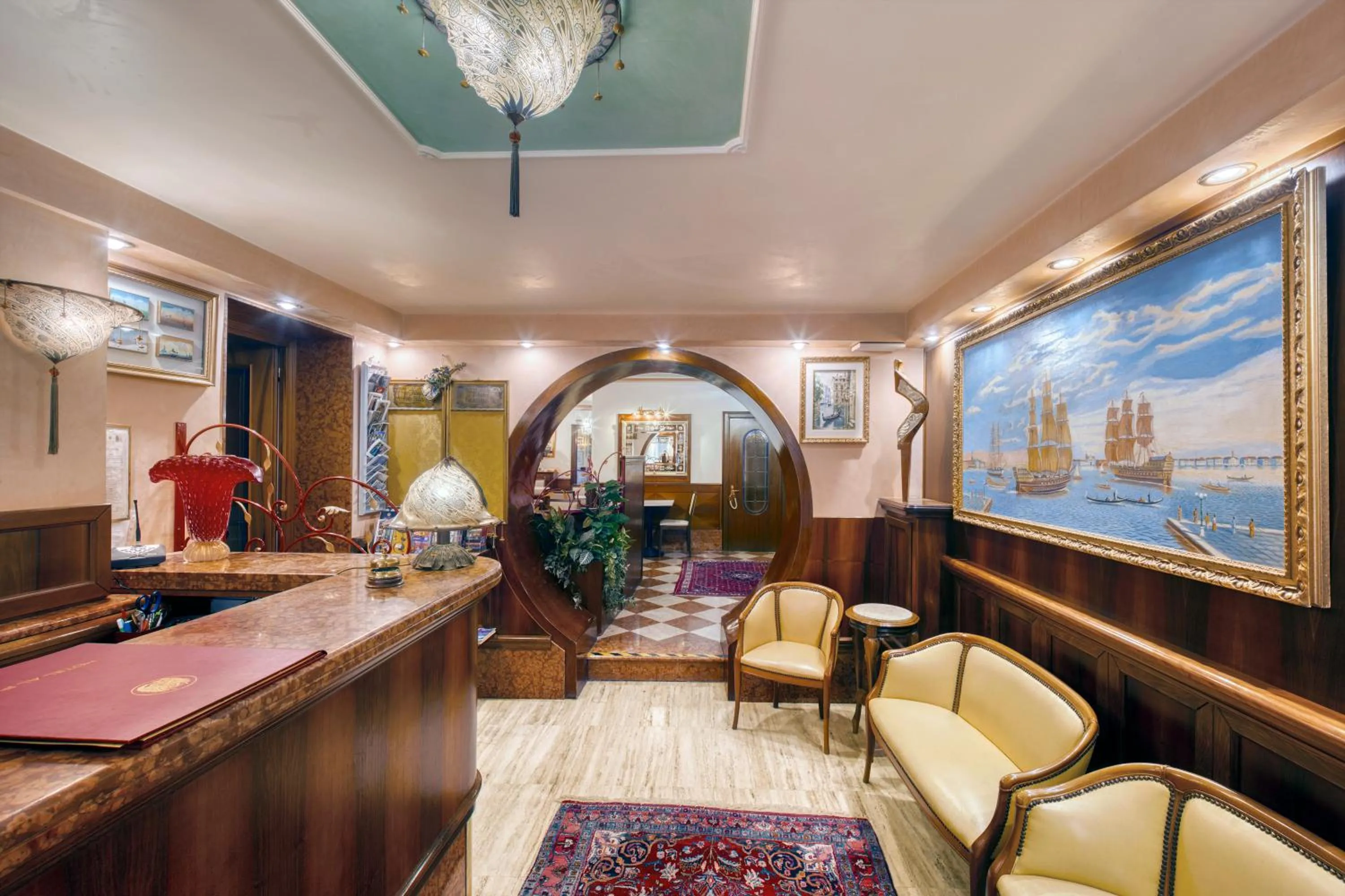 Lobby or reception in Hotel Al Piave