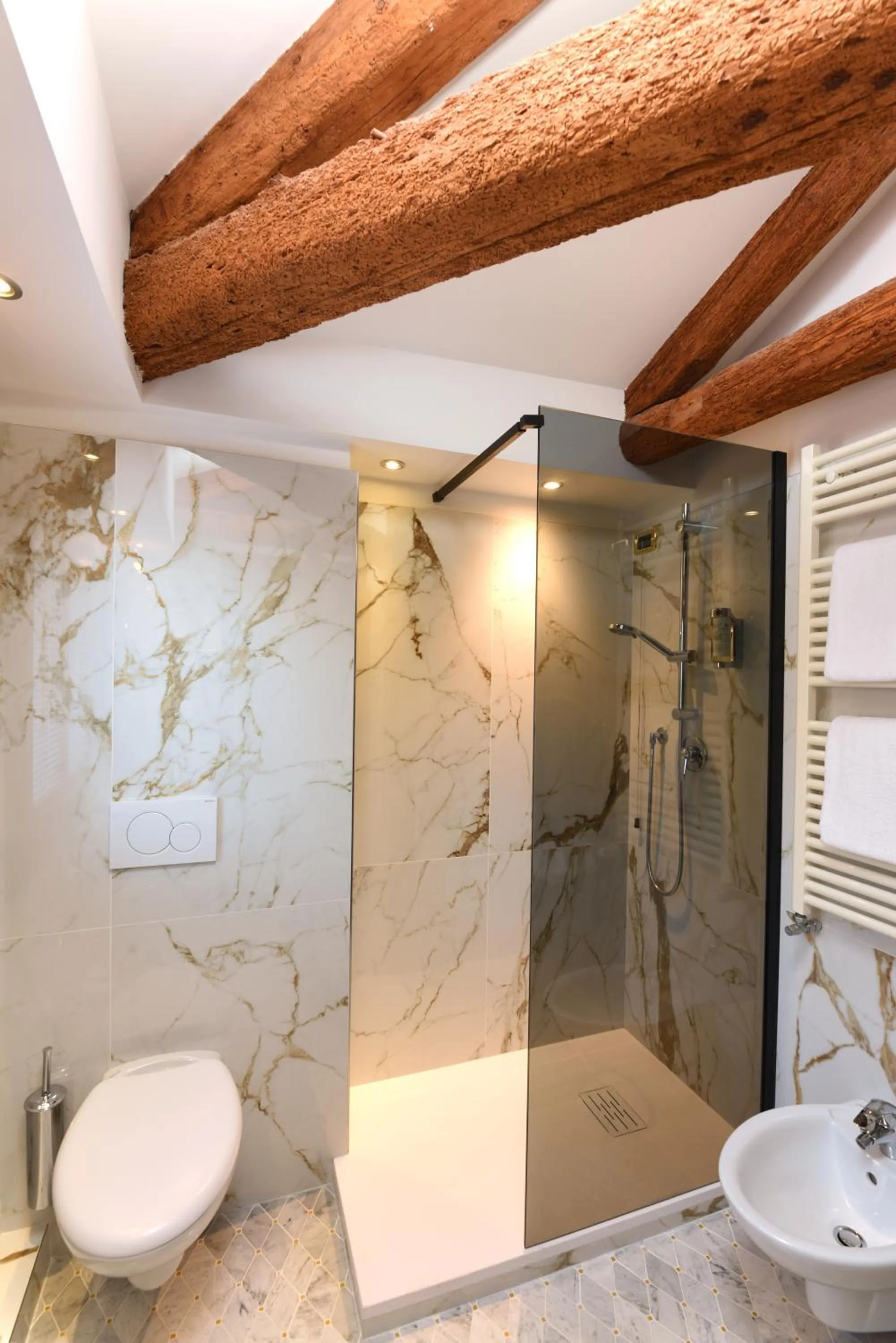 Shower in Hotel Al Piave