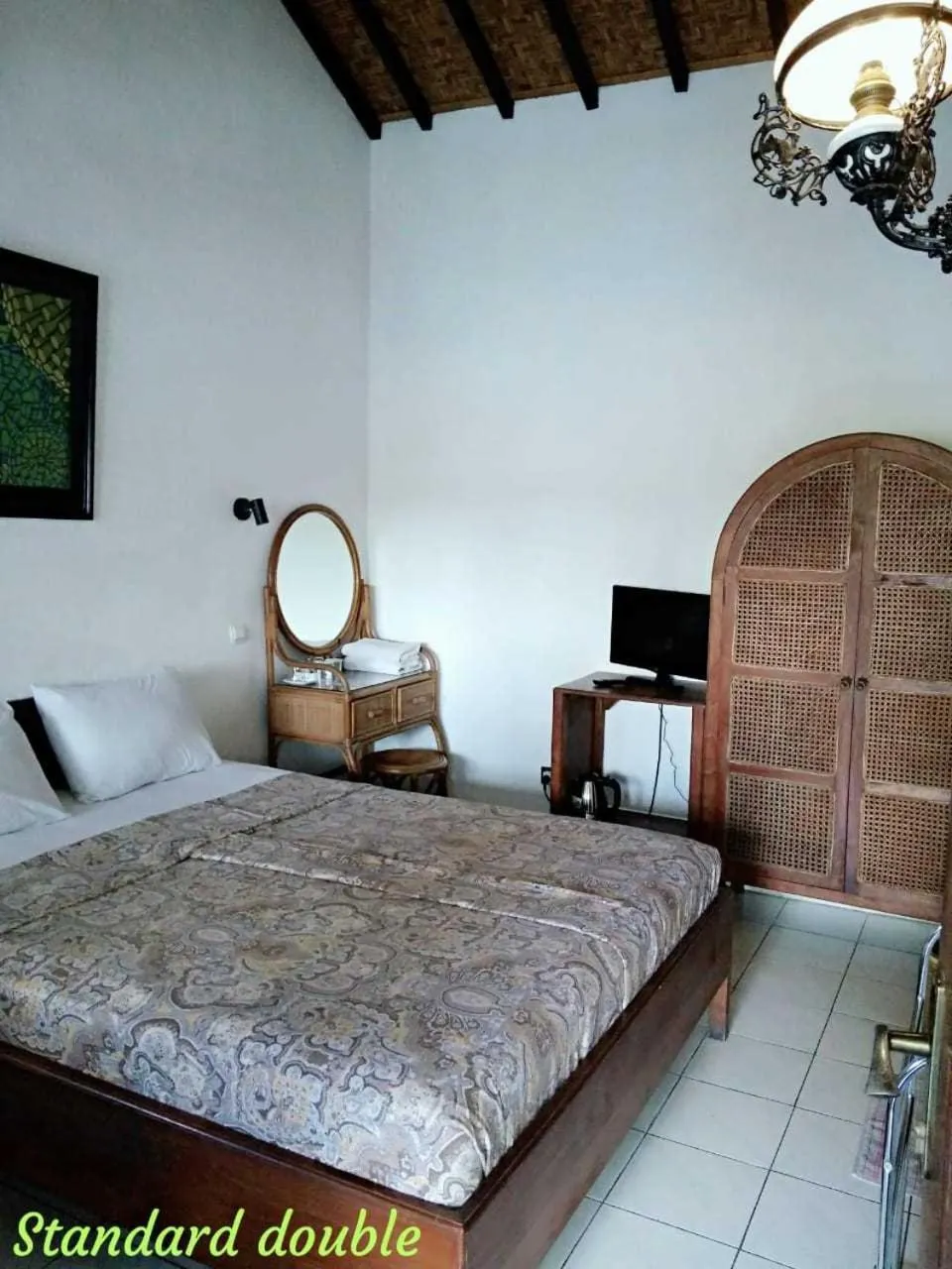 TV and multimedia, Bed in Bladok Hotel & Restaurant