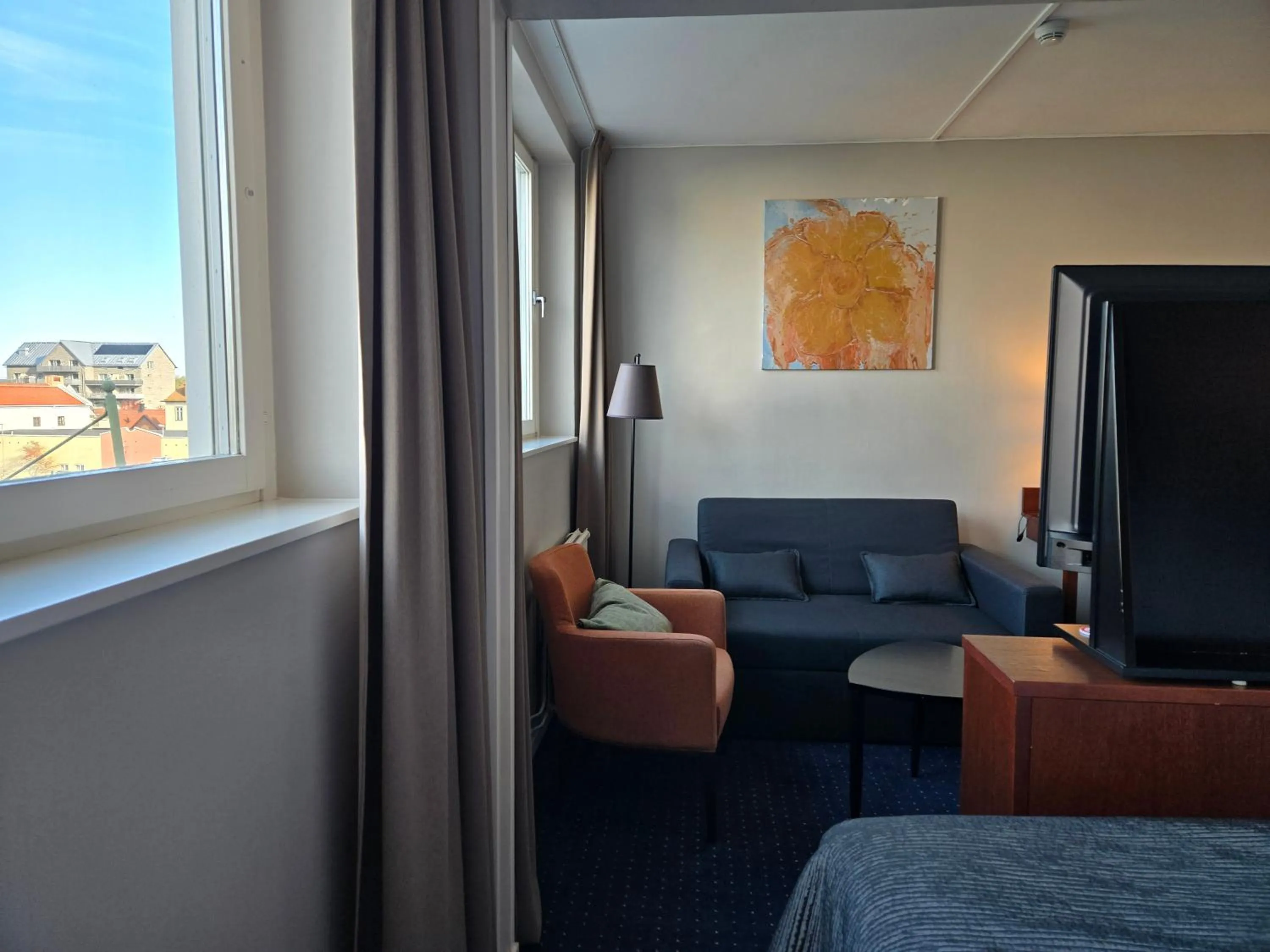 Seating area in Vänerport Stadshotell i Mariestad