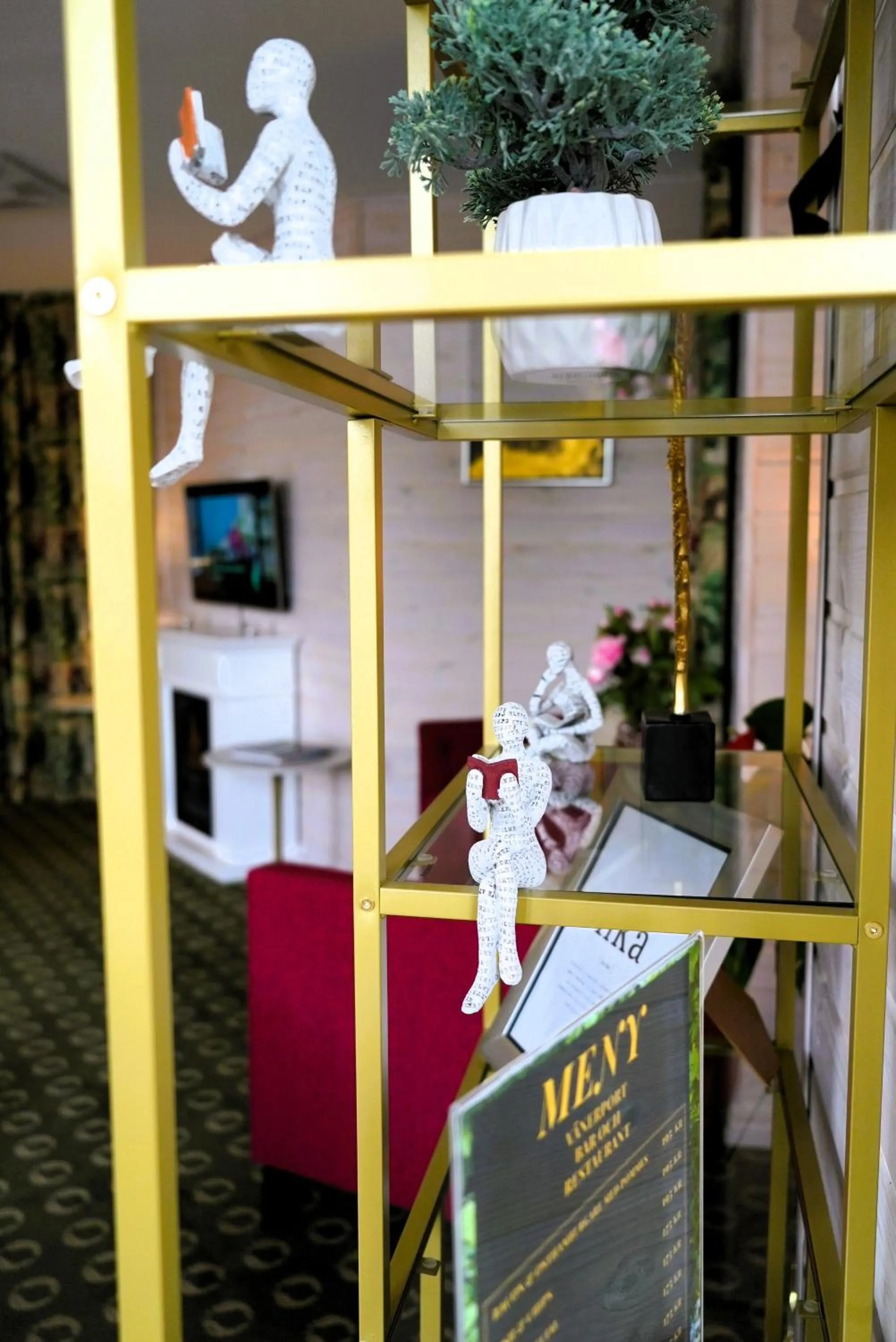 Lobby or reception in Vänerport Stadshotell i Mariestad