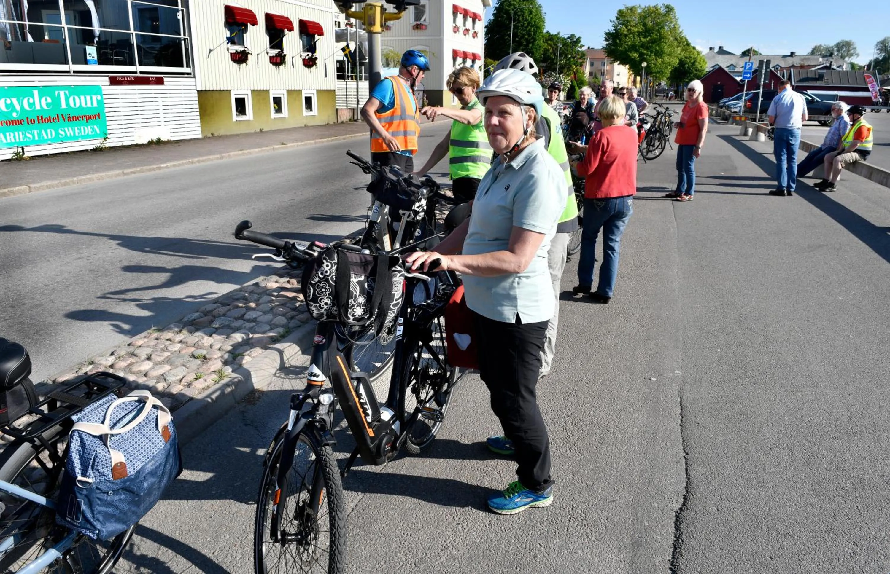 Cycling in Vänerport Stadshotell i Mariestad