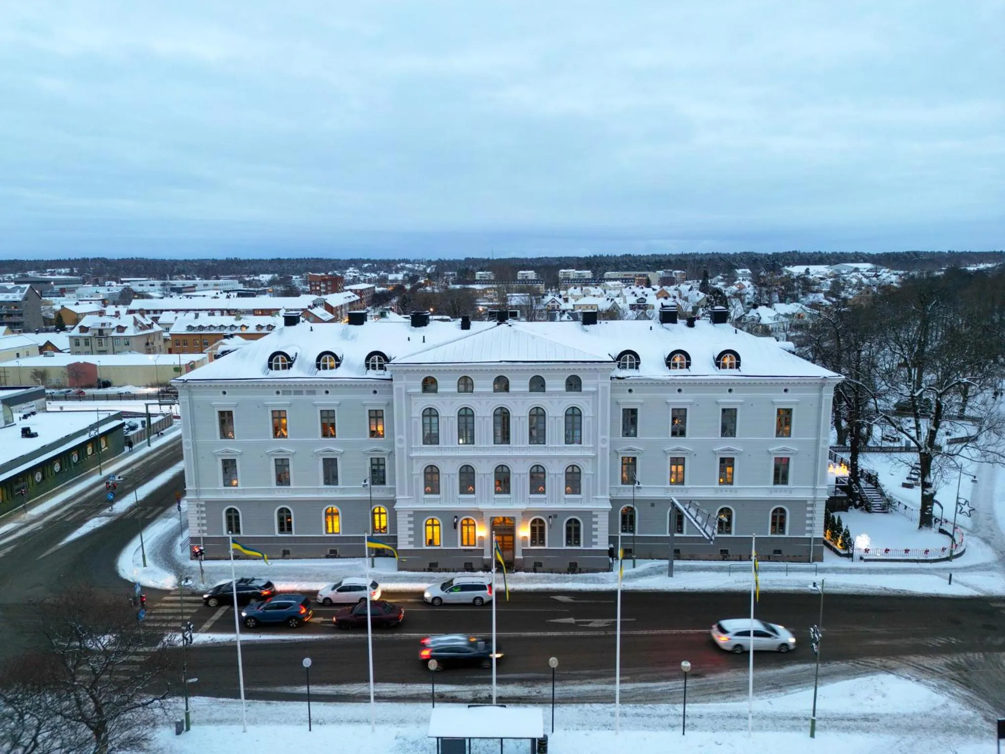 Property building in Vänerport Stadshotell i Mariestad